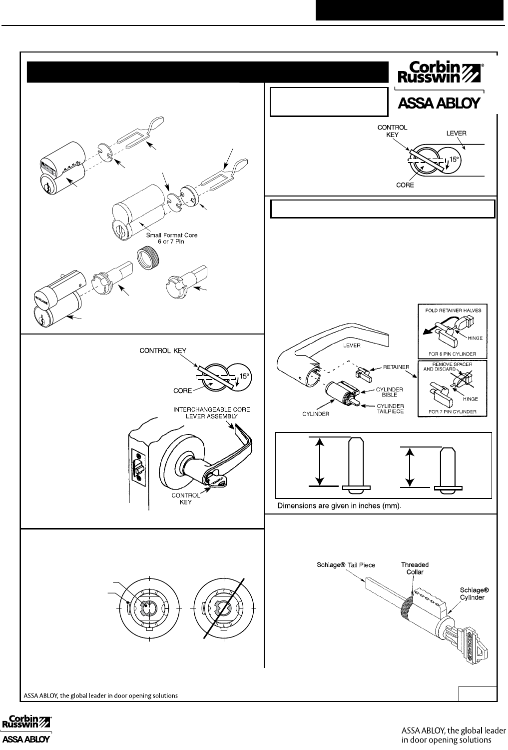 Corbin Russwin CL3300 Parts Manual CL3300Partsmanual