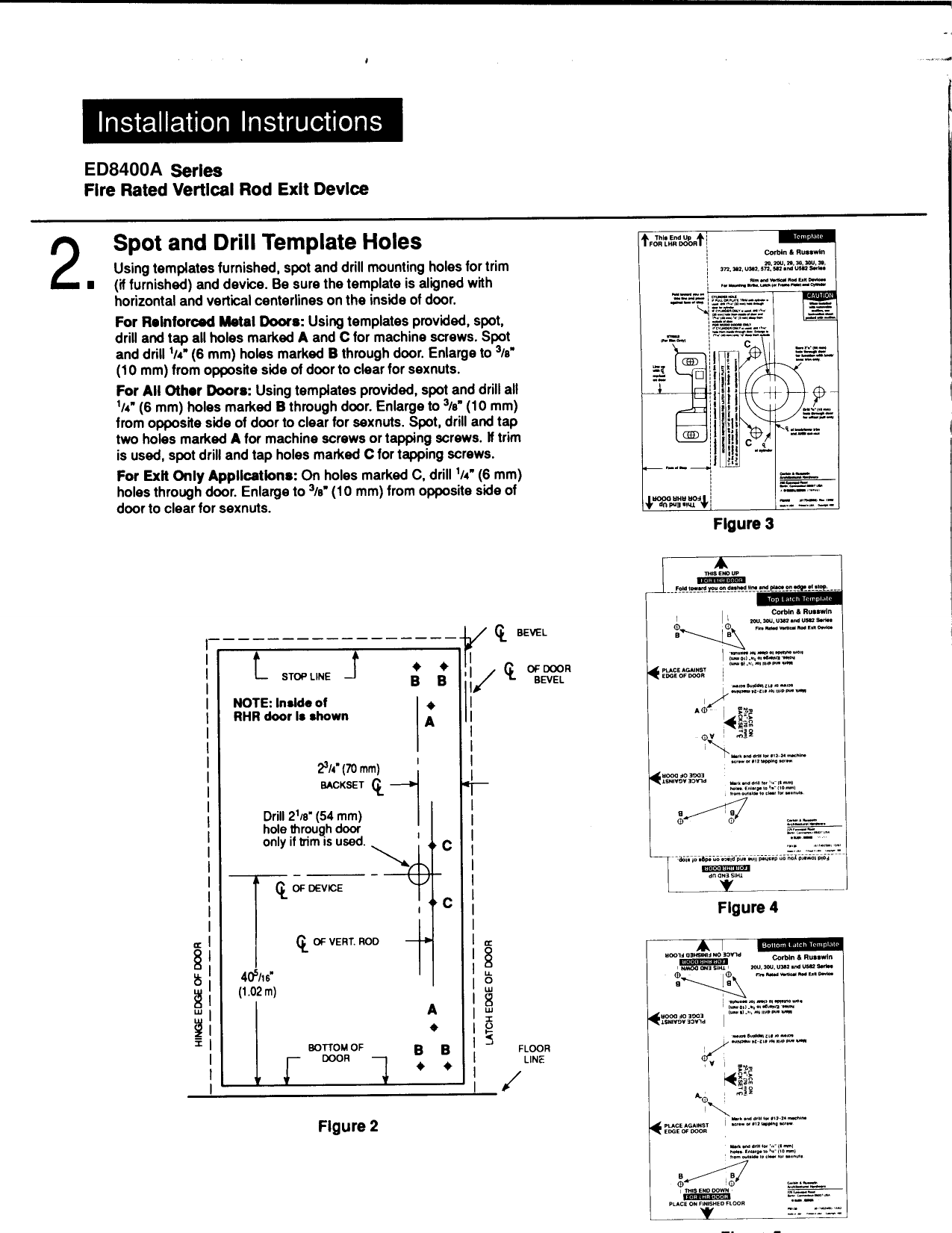 Page 2 of 8 - Corbin Russwin ED8400A Series FM126