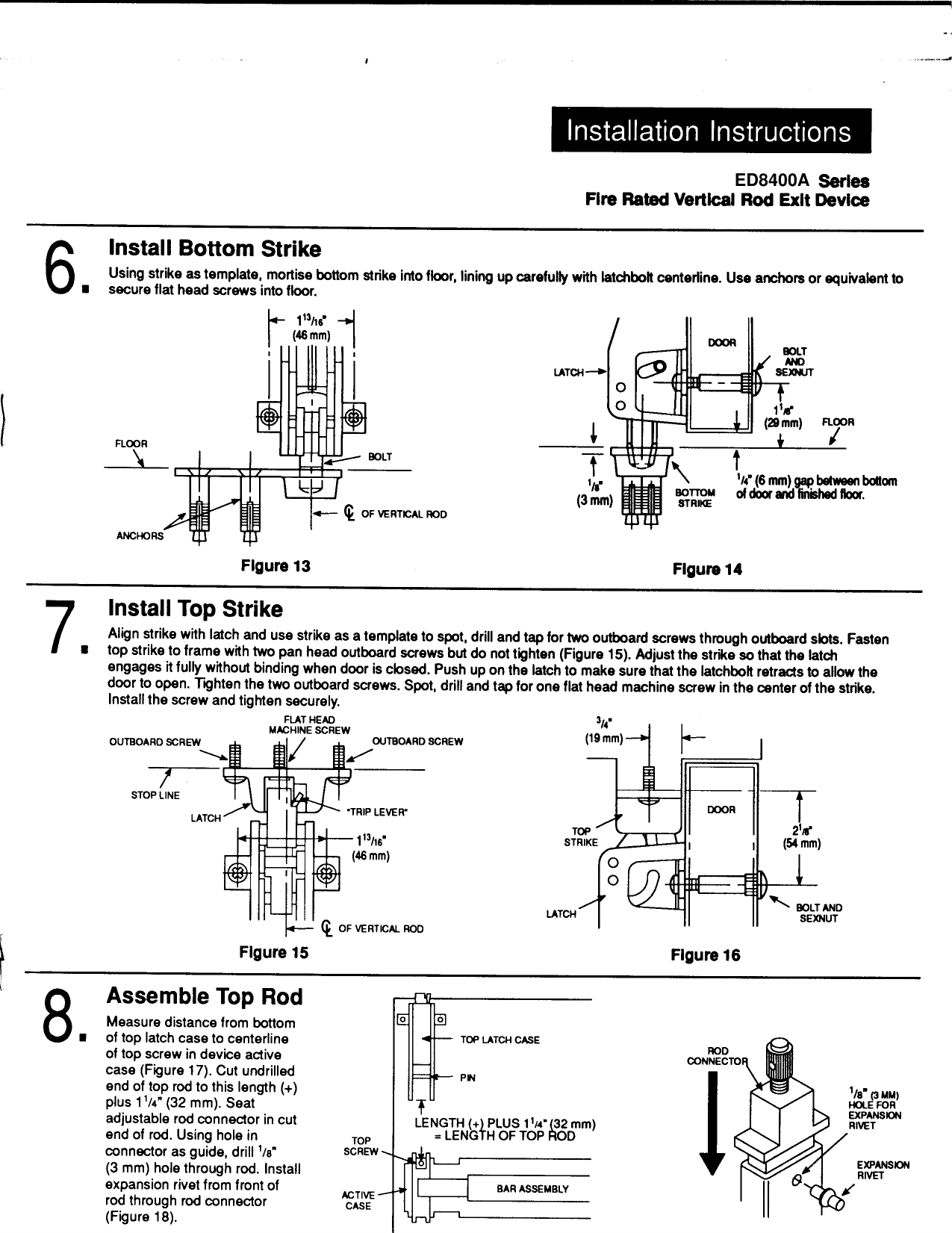 Page 5 of 8 - Corbin Russwin ED8400A Series FM126