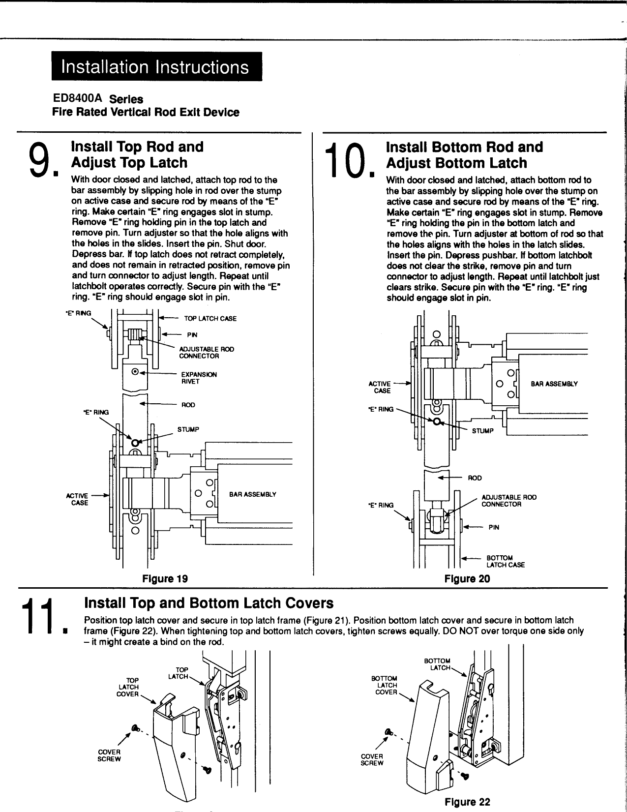 Page 6 of 8 - Corbin Russwin ED8400A Series FM126