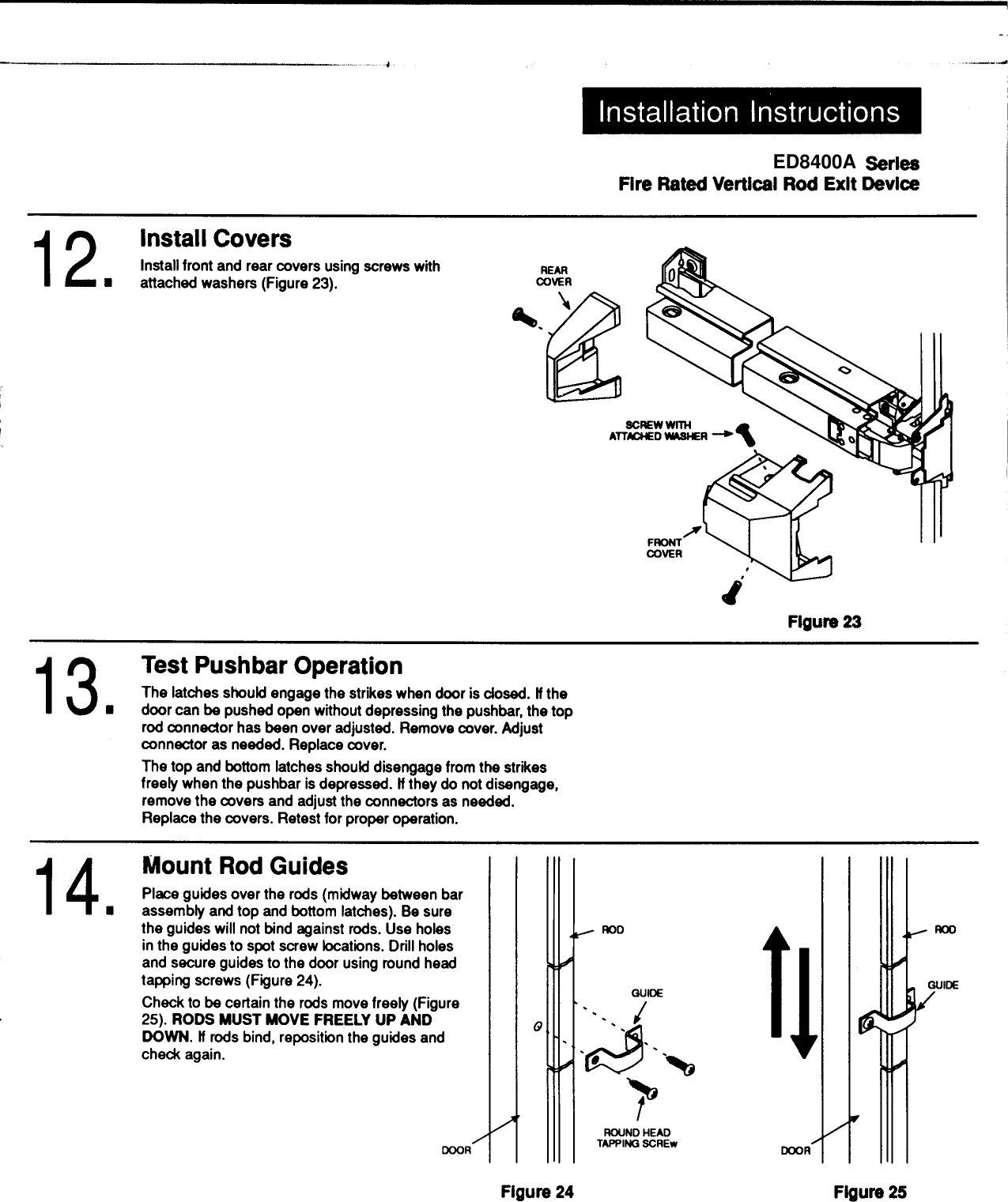 Page 7 of 8 - Corbin Russwin ED8400A Series FM126