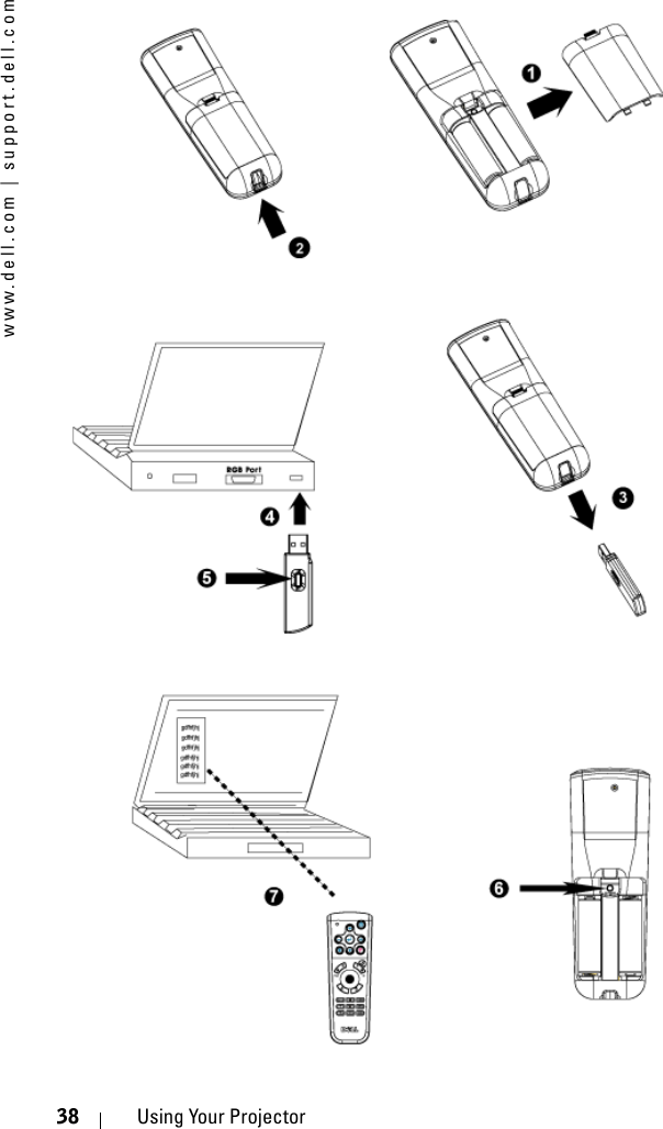 www.dell.com | support.dell.com38 Using Your Projector