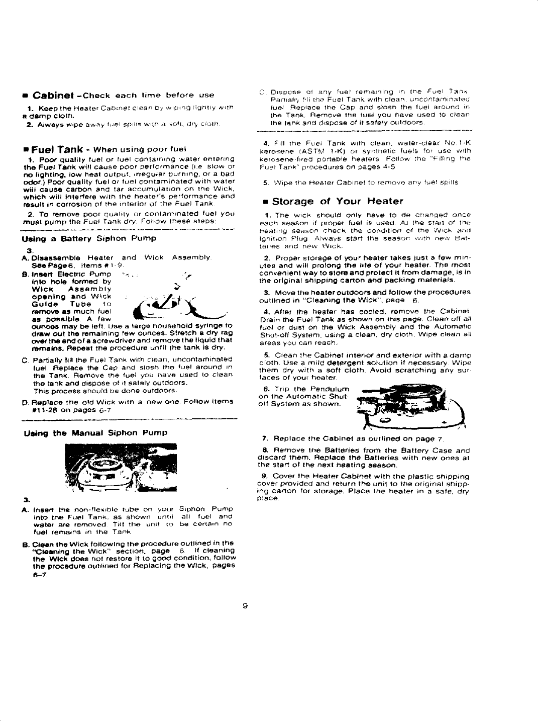 Page 10 of 12 - Corona 23DK User Manual  KEROSENE HEATER - Manuals And Guides L0711355