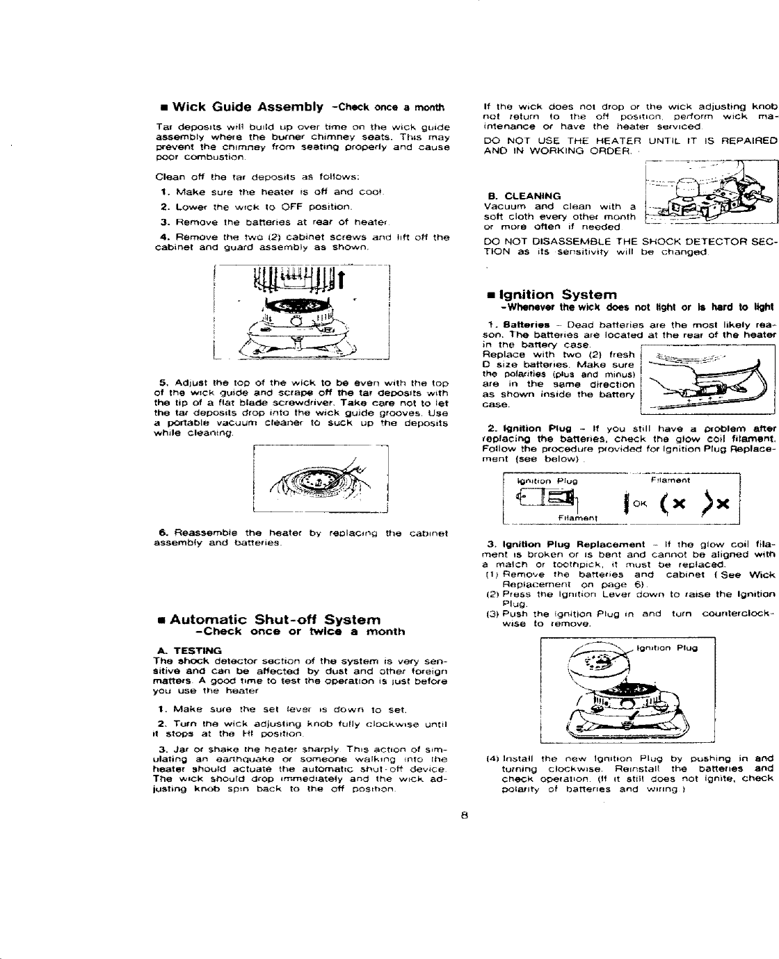 Page 9 of 12 - Corona 23DK User Manual  KEROSENE HEATER - Manuals And Guides L0711355