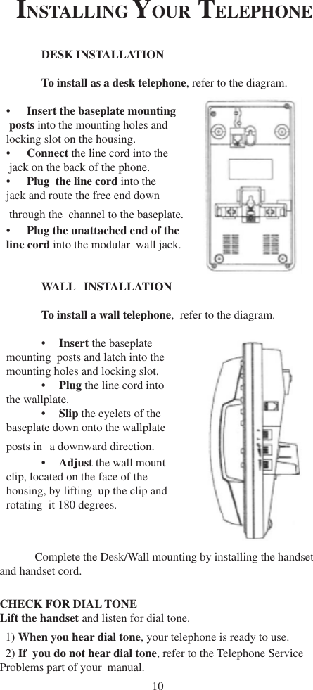 Page 10 of 12 - Cortelco Cortelco-Patriot-Ii-2194-V0E27S-Users-Manual- 2194 New Layout User Guide  Cortelco-patriot-ii-2194-v0e27s-users-manual