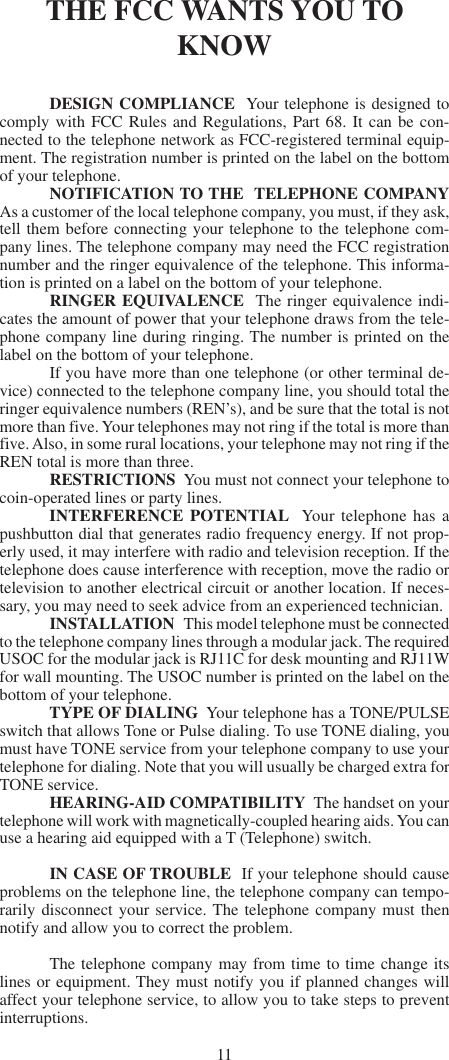 Page 11 of 12 - Cortelco Cortelco-Patriot-Ii-2194-V0E27S-Users-Manual- 2194 New Layout User Guide  Cortelco-patriot-ii-2194-v0e27s-users-manual