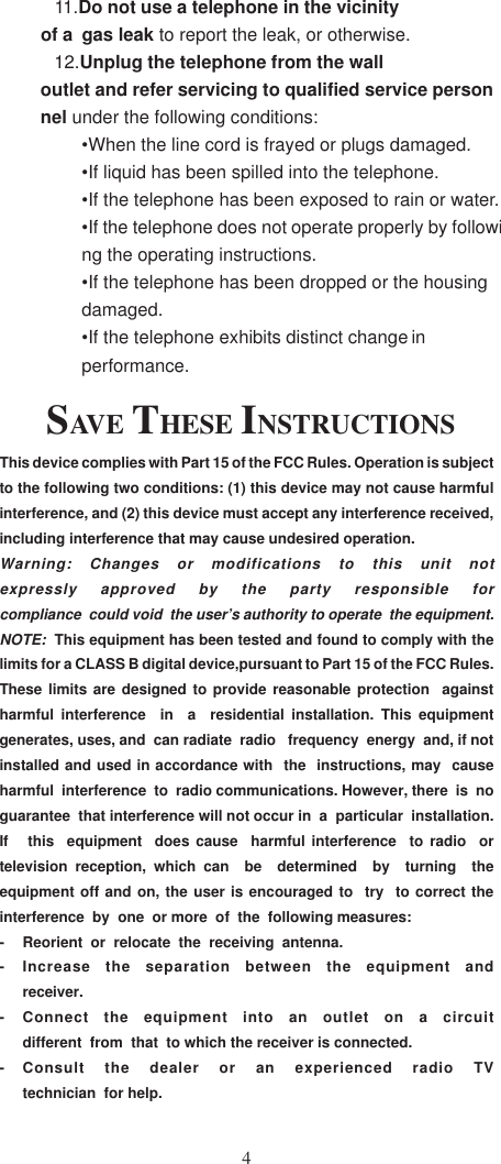 Page 4 of 12 - Cortelco Cortelco-Patriot-Ii-2194-V0E27S-Users-Manual- 2194 New Layout User Guide  Cortelco-patriot-ii-2194-v0e27s-users-manual