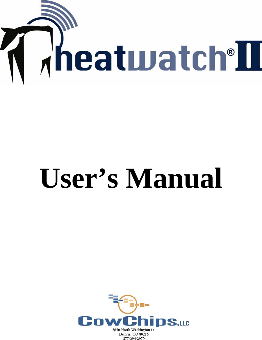                          User&rsquo;s Manual                 