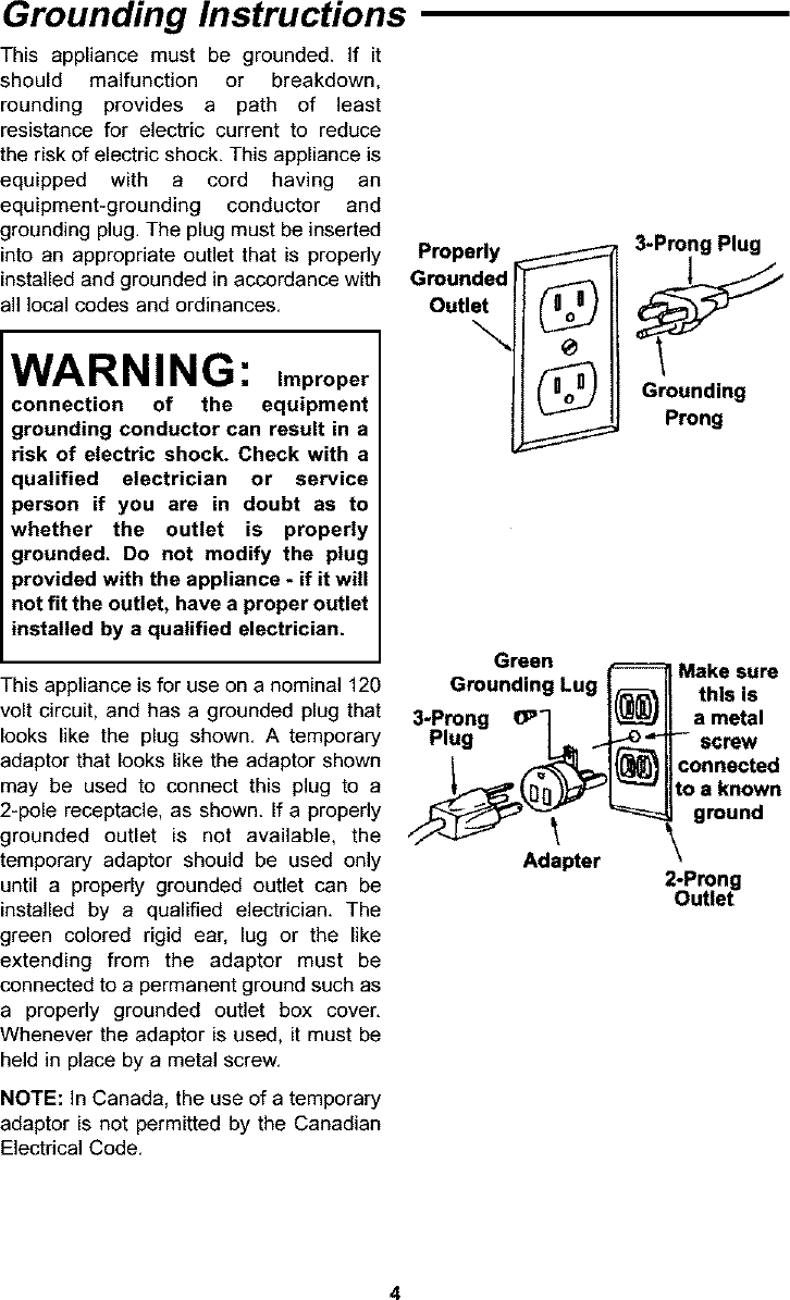 Page 4 of 12 - Craftsman 113177135 User Manual  WET/DRY VAC - Manuals And Guides L0401226