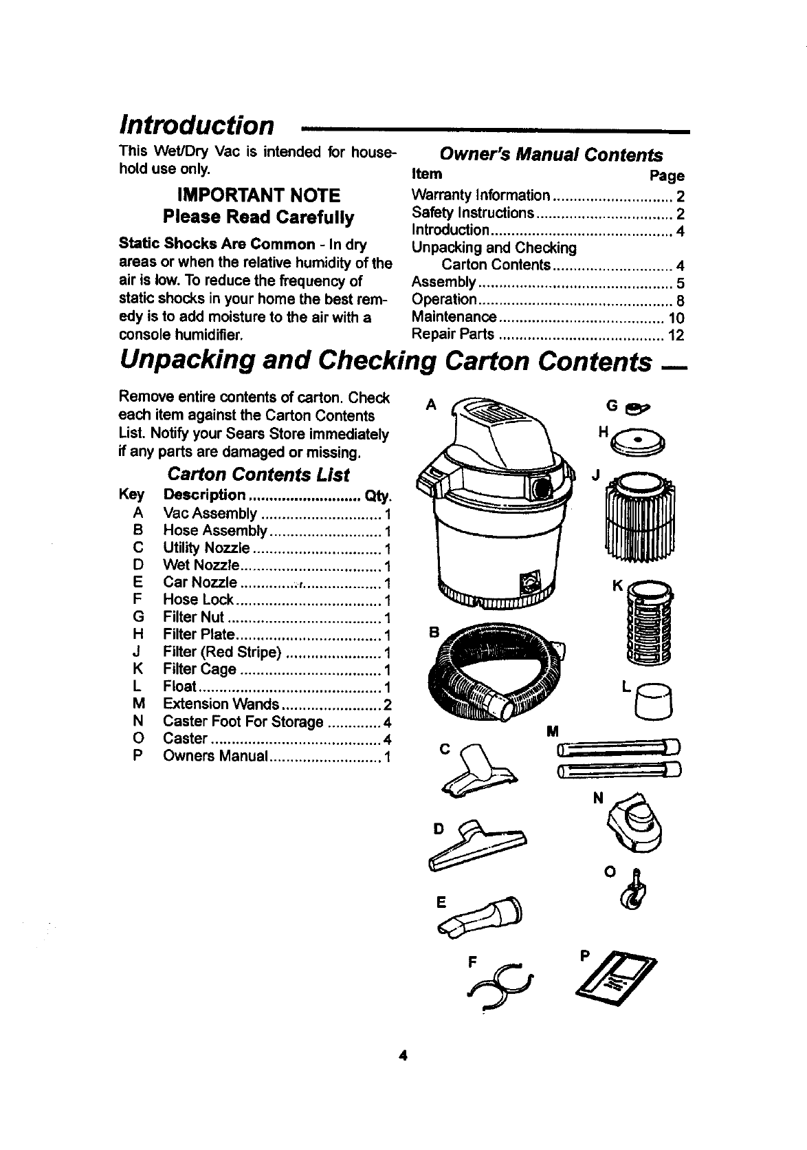craftsman lawn vacuum manual