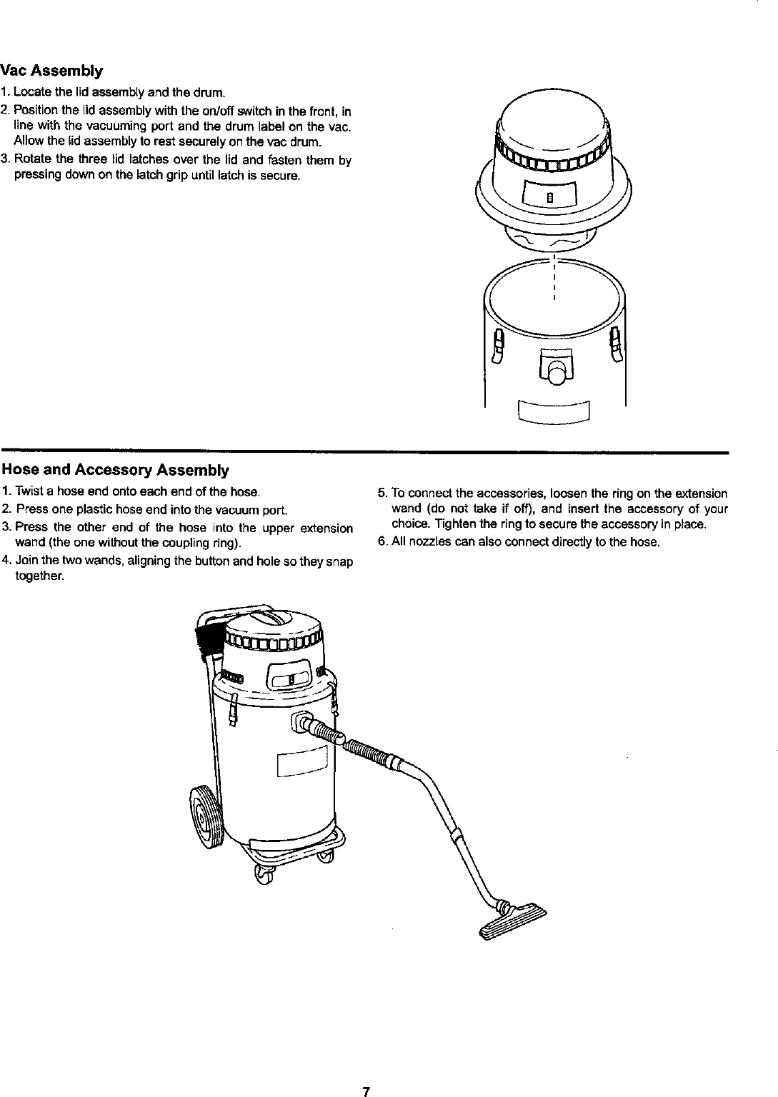 Craftsman 113179345 User Manual WET/DRY VAC Manuals And Guides L0201148