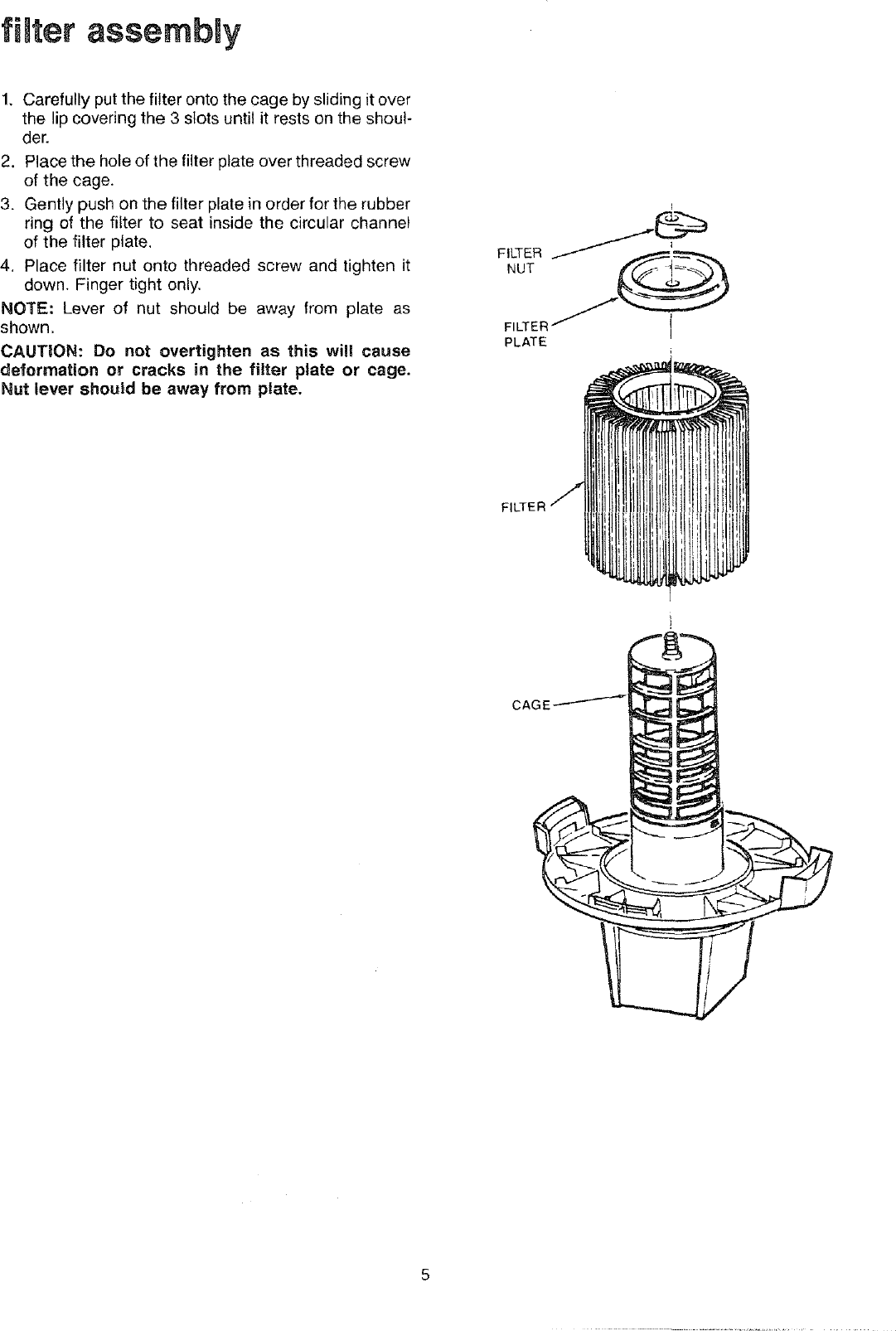 Page 5 of 12 - Craftsman 113179430 User Manual  8 GALLON WET/DRY VAC - Manuals And Guides L0801905