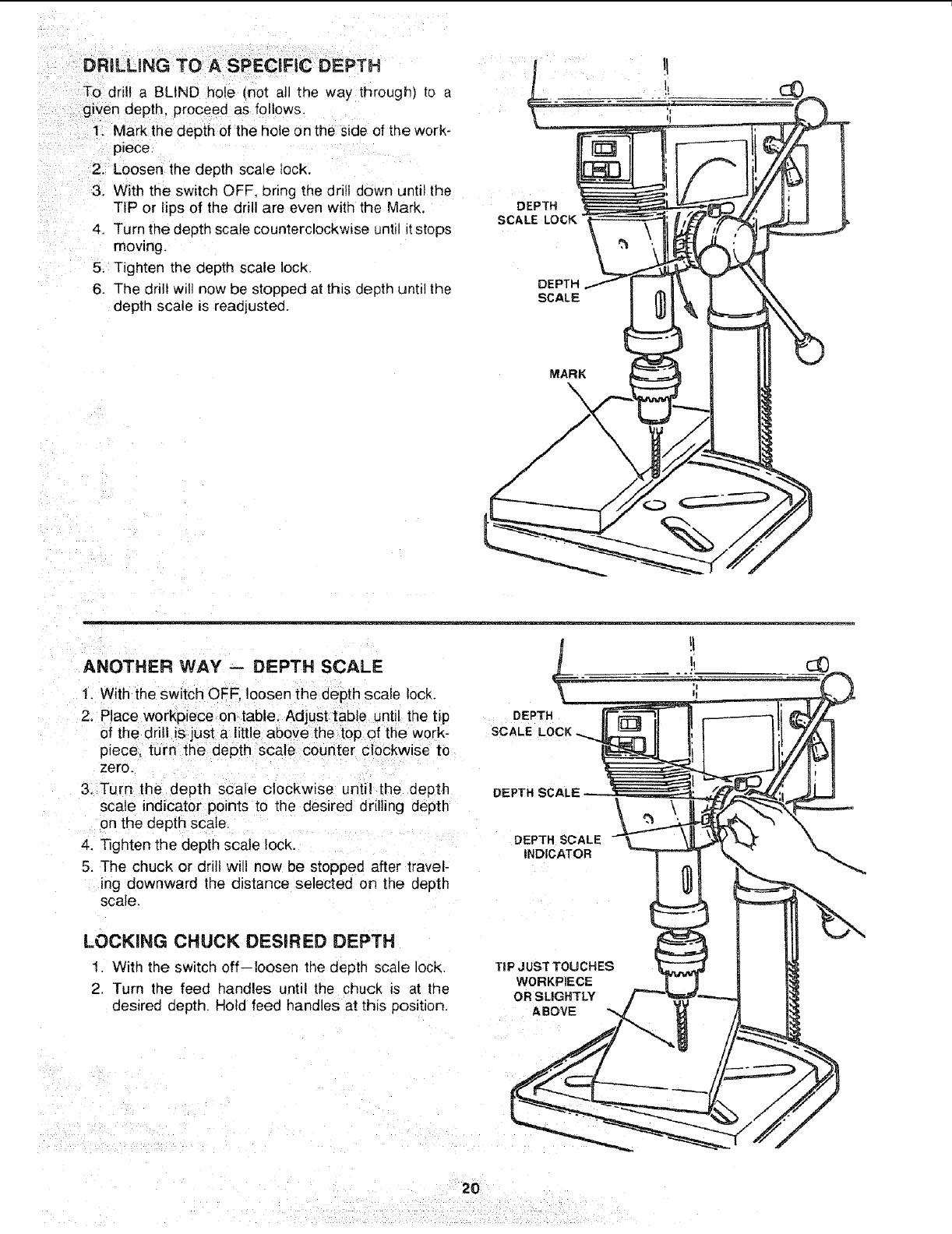 Craftsman 113213151 User Manual 15 FLOOR DRILL PRESS Manuals And Guides