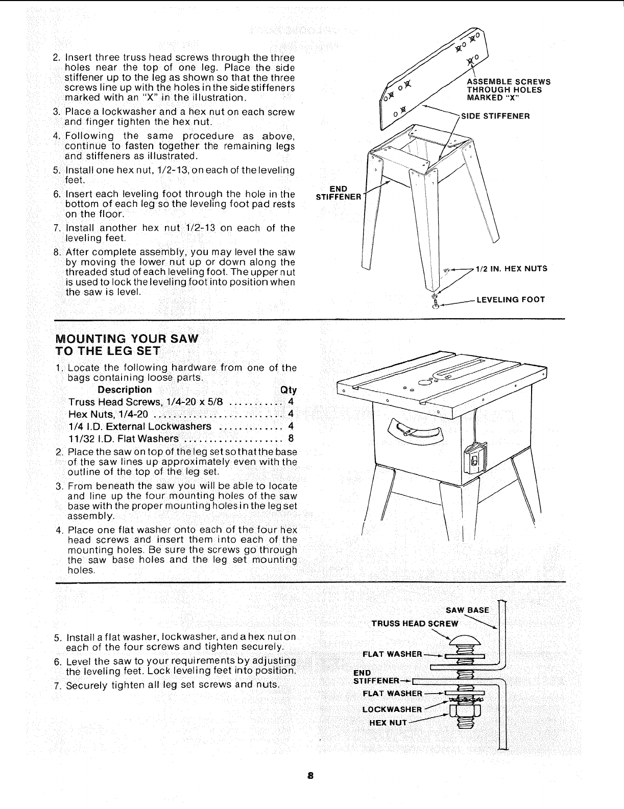 Craftsman 113226640 User Manual 10 INCH DIRECT DRIVE TABLE SAW Manuals