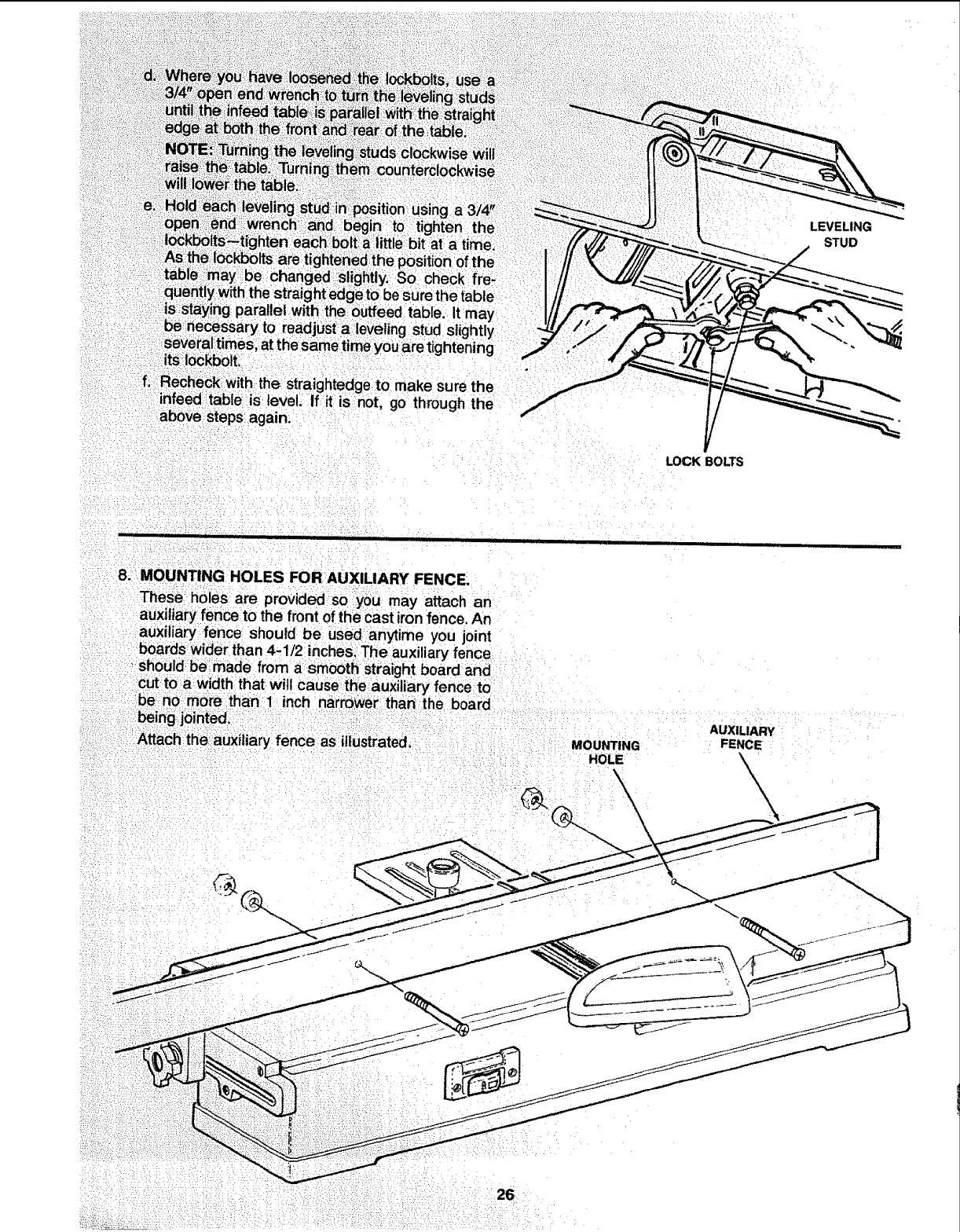 Craftsman 113232210 User Manual Jointer/Planer Manuals And Guides L0811879