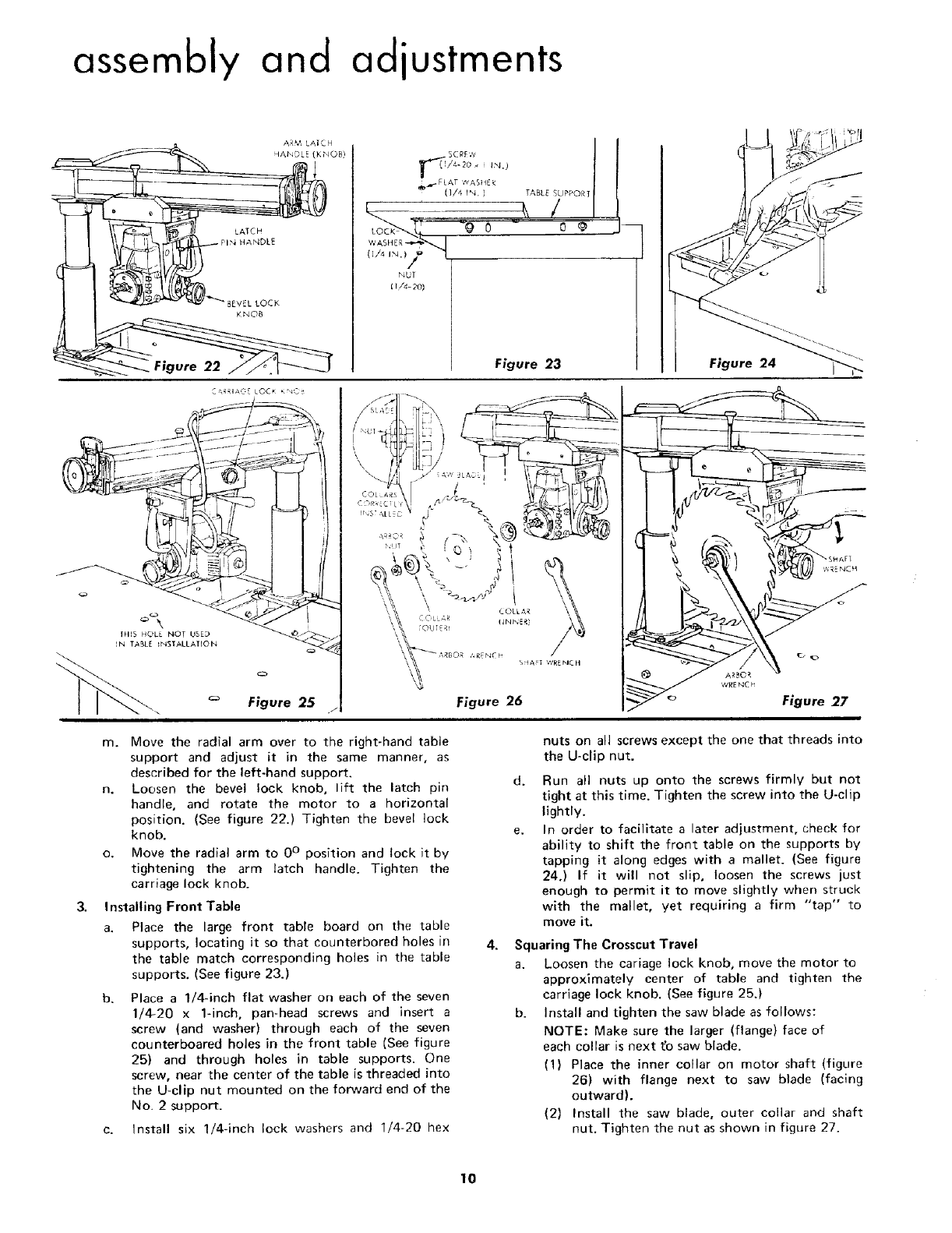 Craftsman 11323301 User Manual 12 IN RADIAL SAW Manuals And Guides L0710169