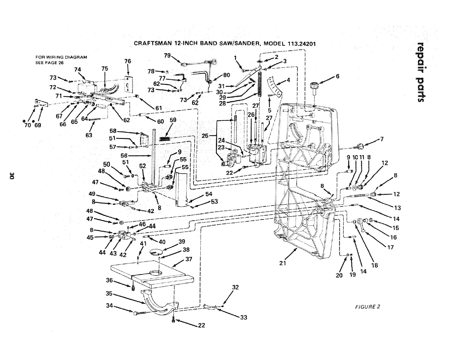 Craftsman 11324201 User Manual 12 INCH BAND SAW Manuals And Guides L0801110