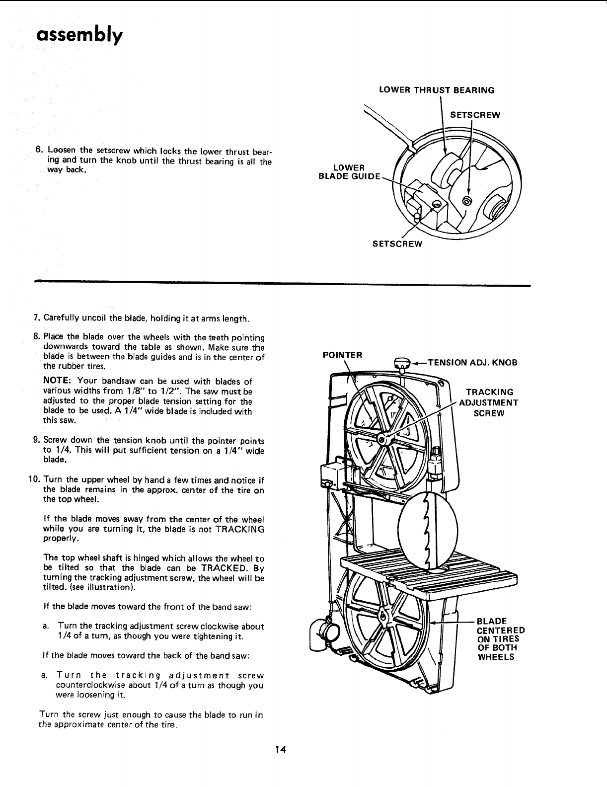 Craftsman 113243401 User Manual 12 INCH BAND SAW Manuals And Guides