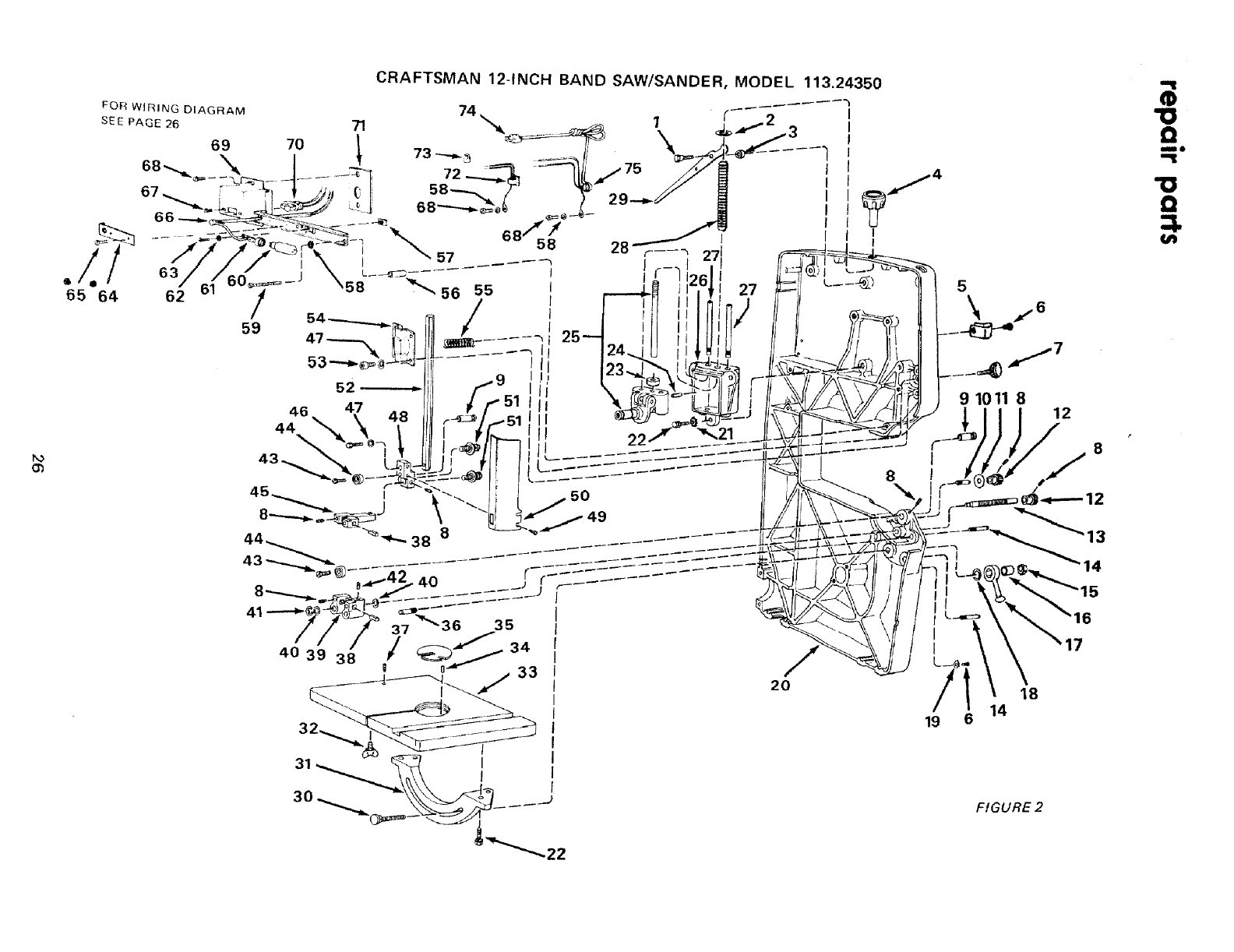 Craftsman 11324350 User Manual 12 INCH BAND SAW Manuals And Guides L0802119