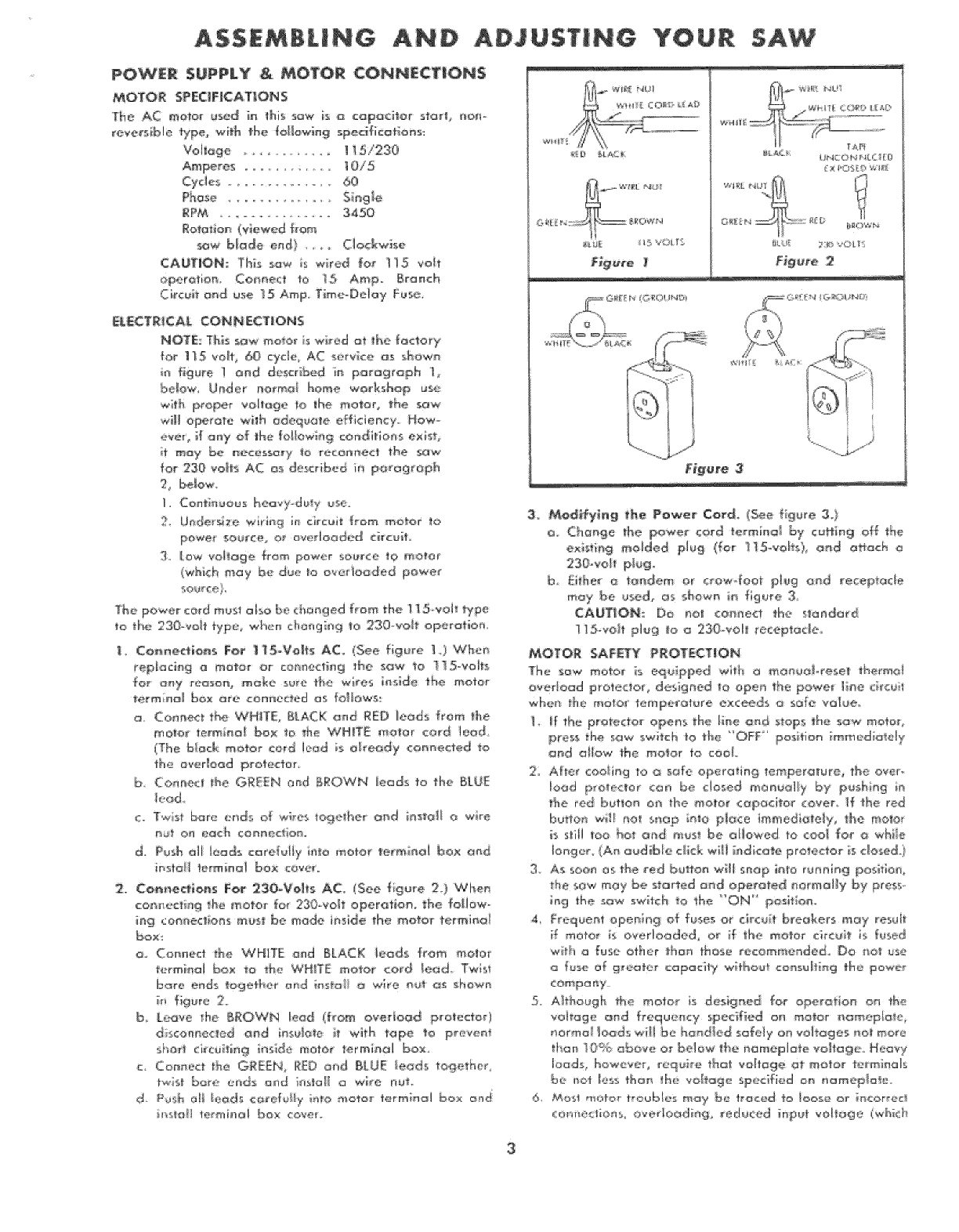 Sears Craftsman 9" Radial Arm Saw Manual No.113.29342