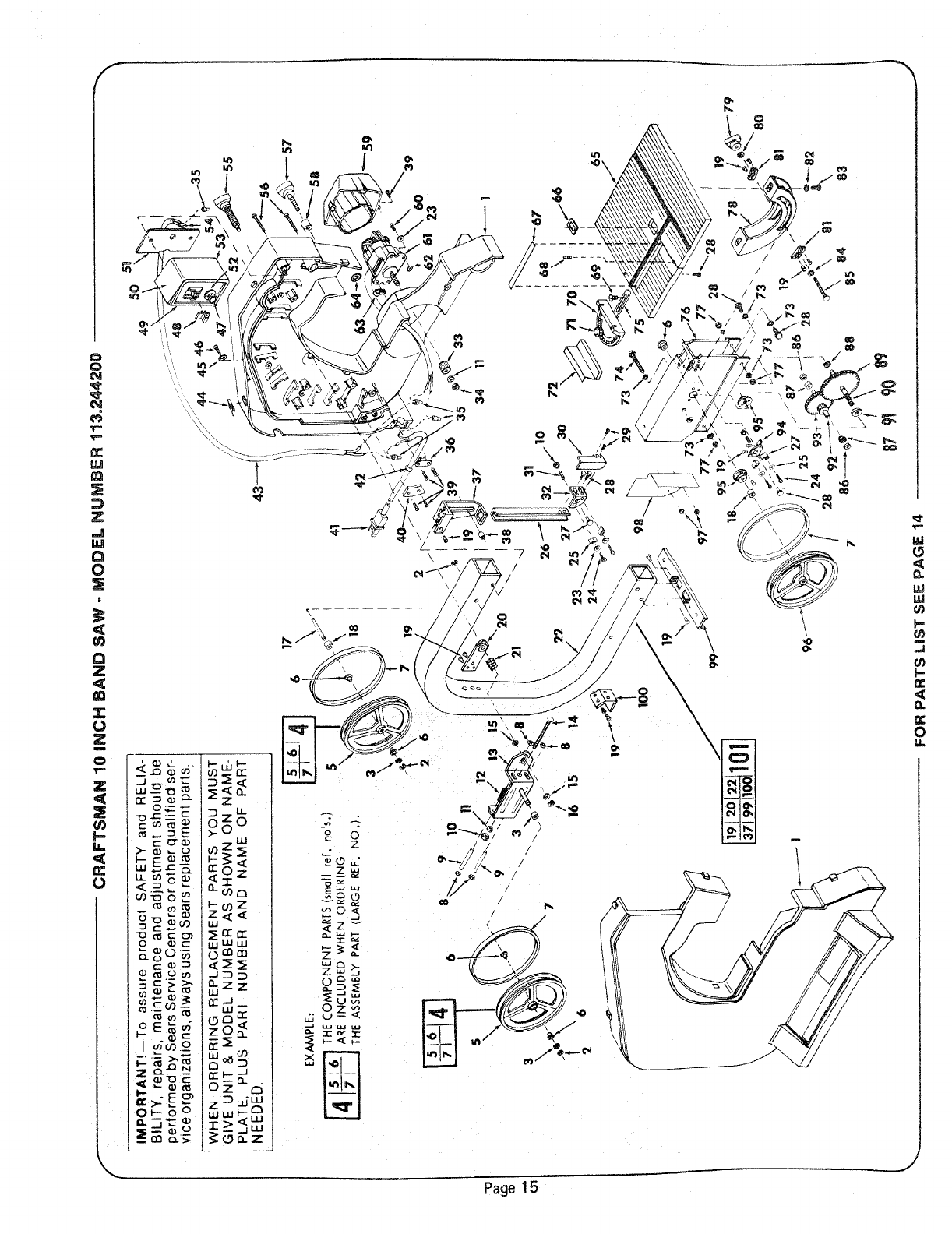 Craftsman 135244200 User Manual 10 INCH BAND SAW Manuals And Guides