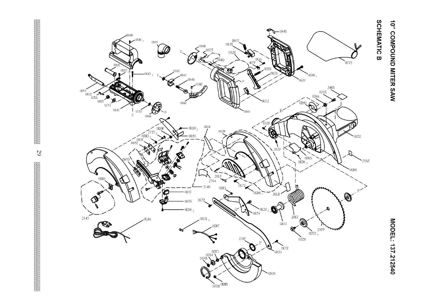 Craftsman 137212540 User Manual MITER SAW Manuals And Guides L0806250