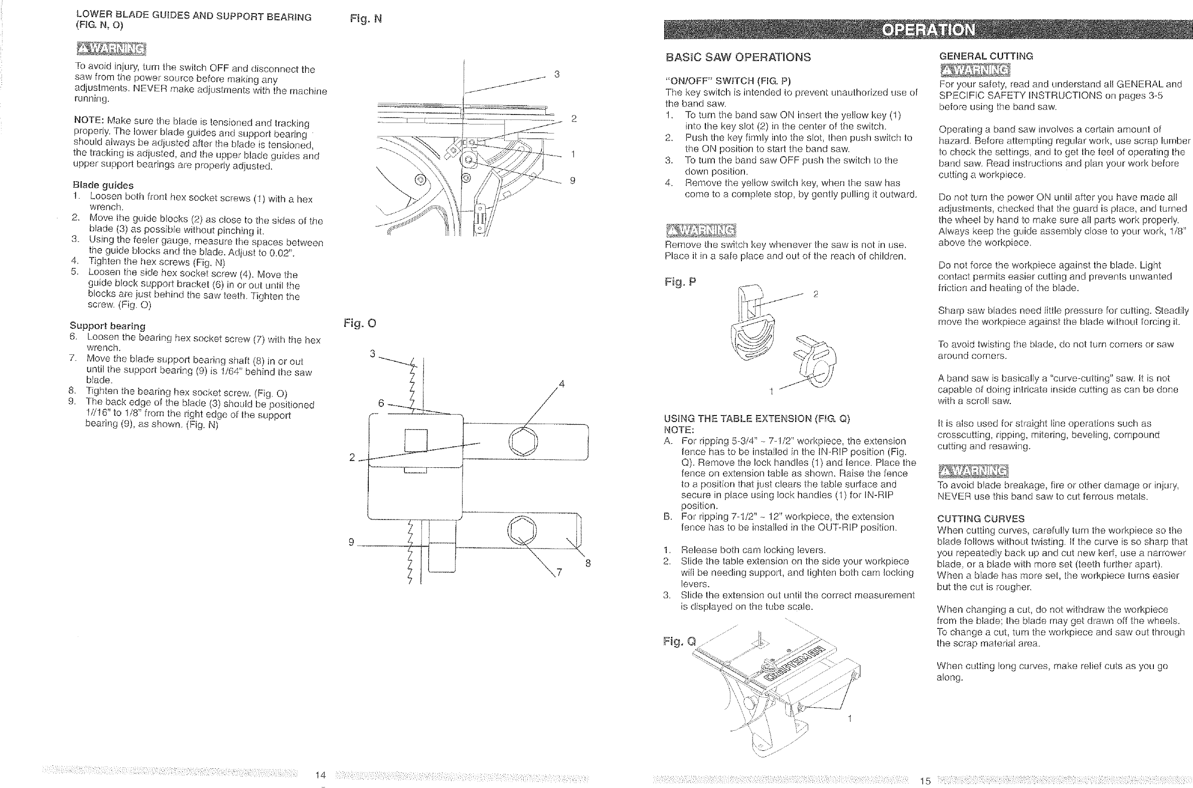 Page 8 of 12 - Craftsman 137214130 User Manual  SAW - Manuals And Guides L0804027