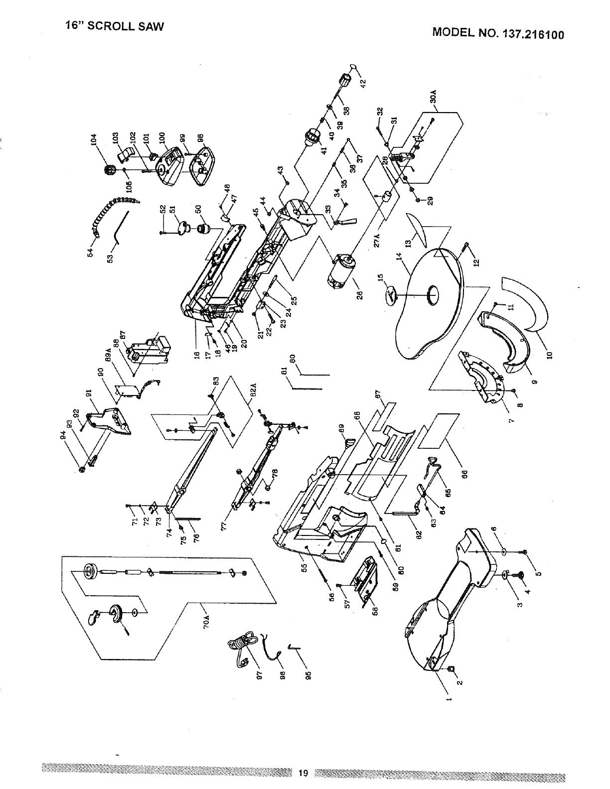 Craftsman 137216100 User Manual SAW Manuals And Guides L0710042