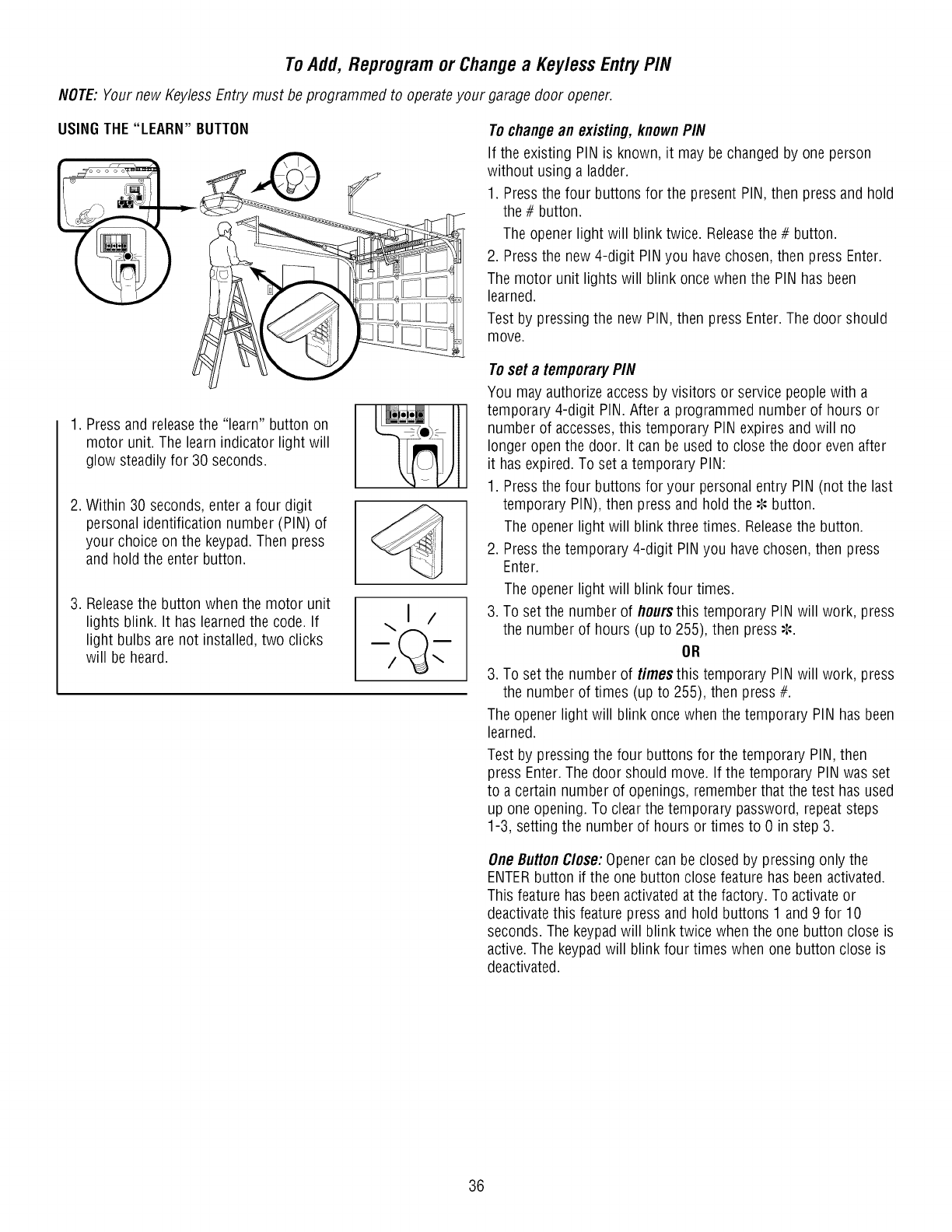 Craftsman 13953901DM User Manual GARAGE DOOR OPENER Manuals And Guides