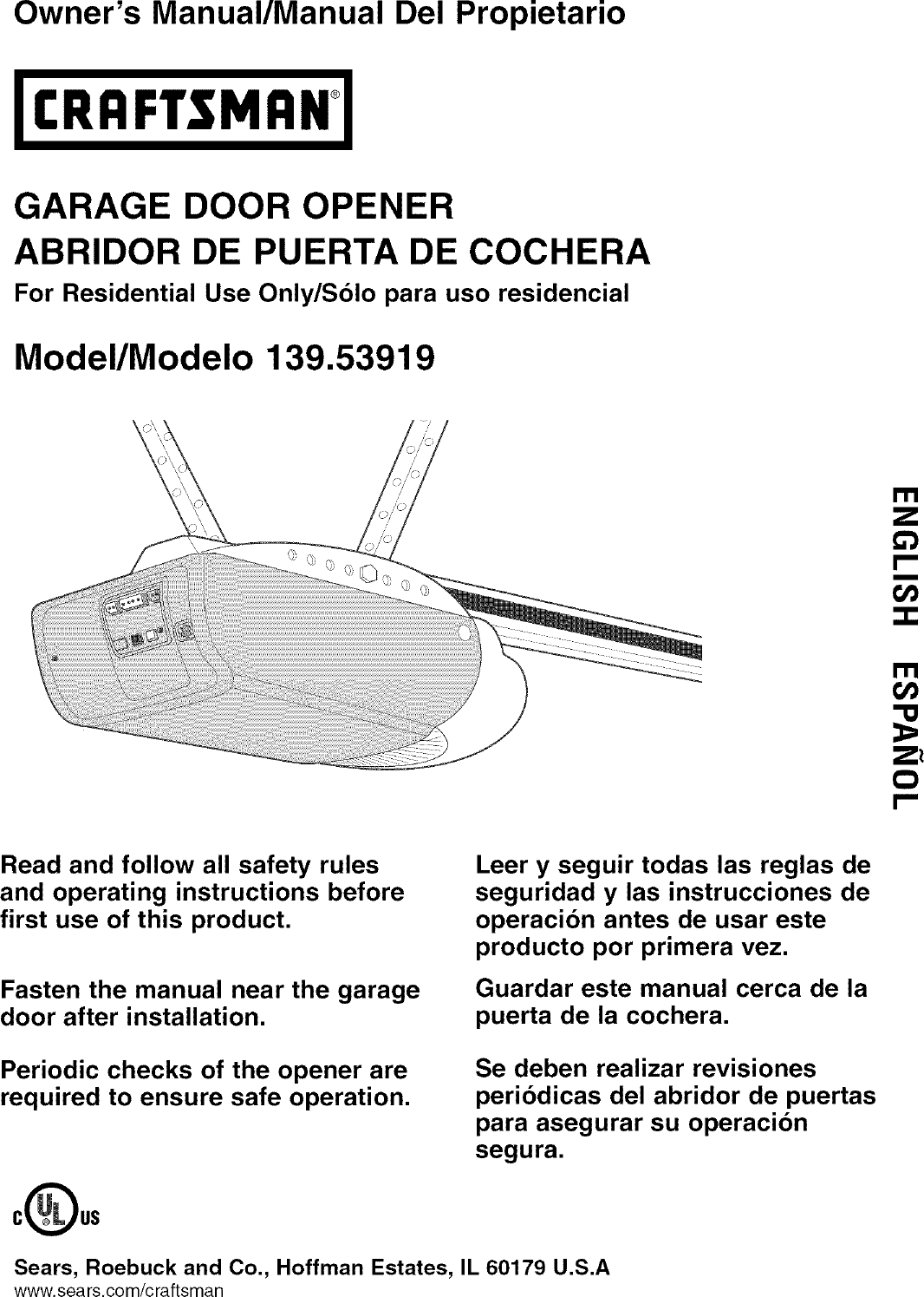 Craftsman Garage Door Opener Battery Backup Manual Dandk Organizer