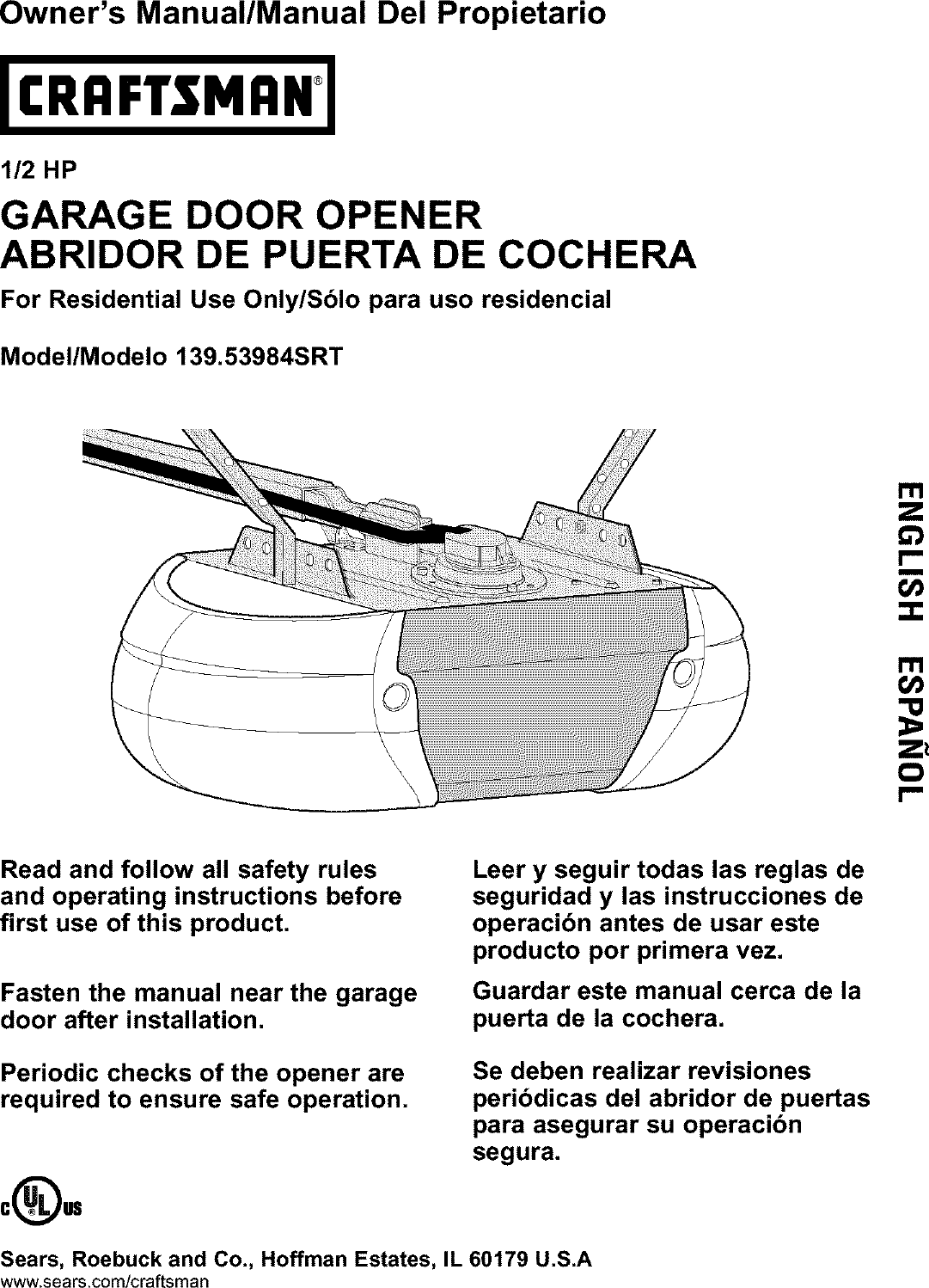 Craftsman 13 Hp Garage Door Opener Wiring Diagram Librar