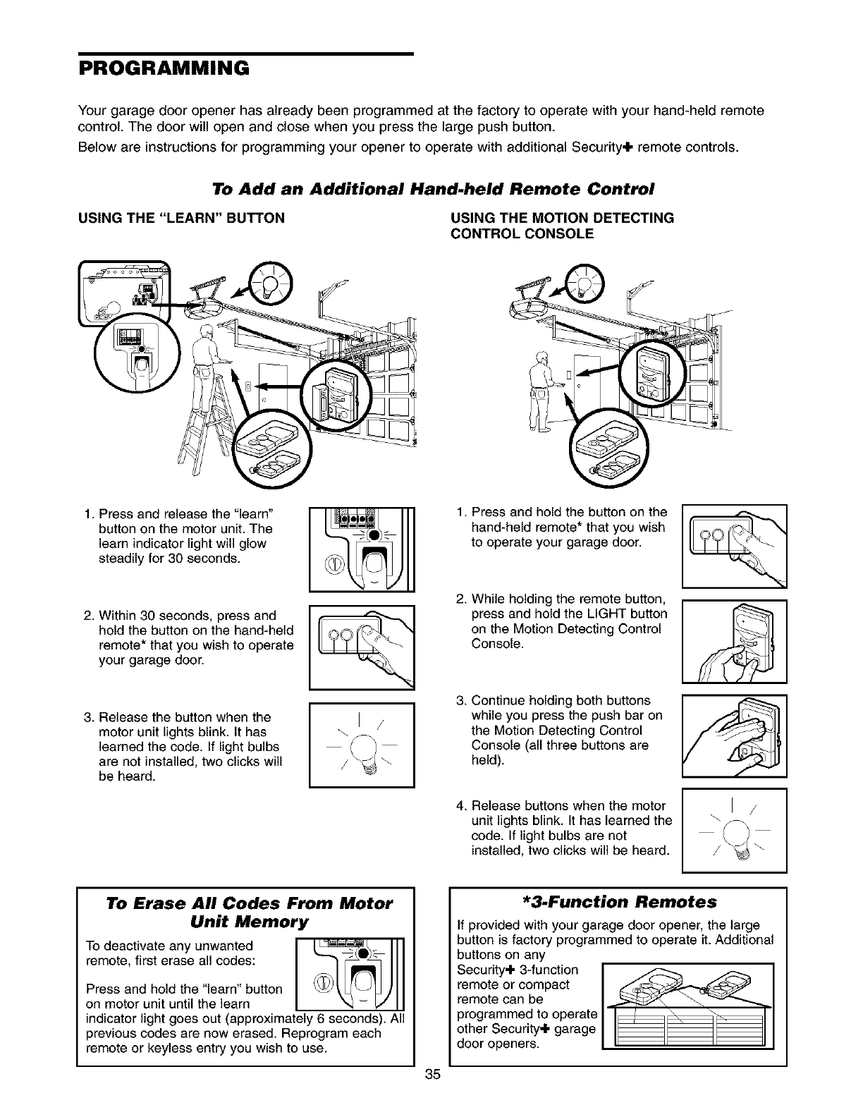 Craftsman 13953990 User Manual Garage Door Opener Manuals And