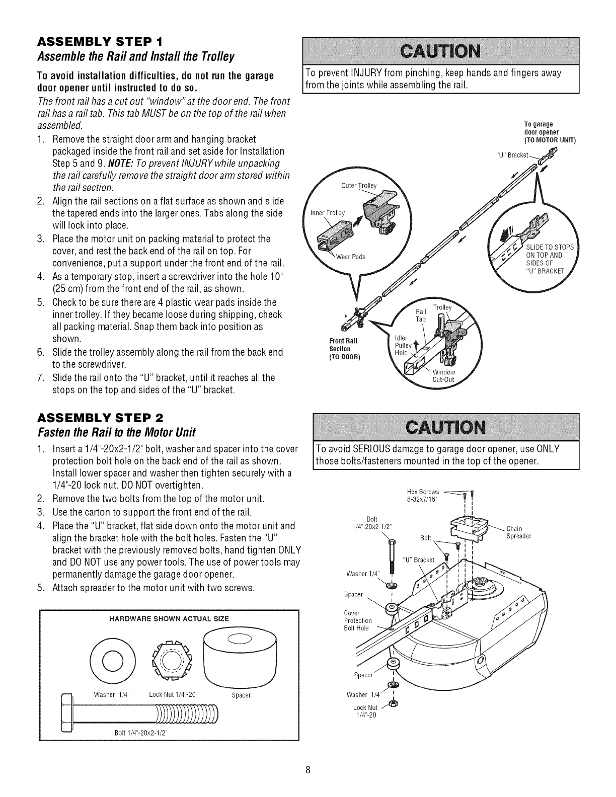 Craftsman 13954930 1606831L User Manual GARAGE DOOR OPENER Manuals And