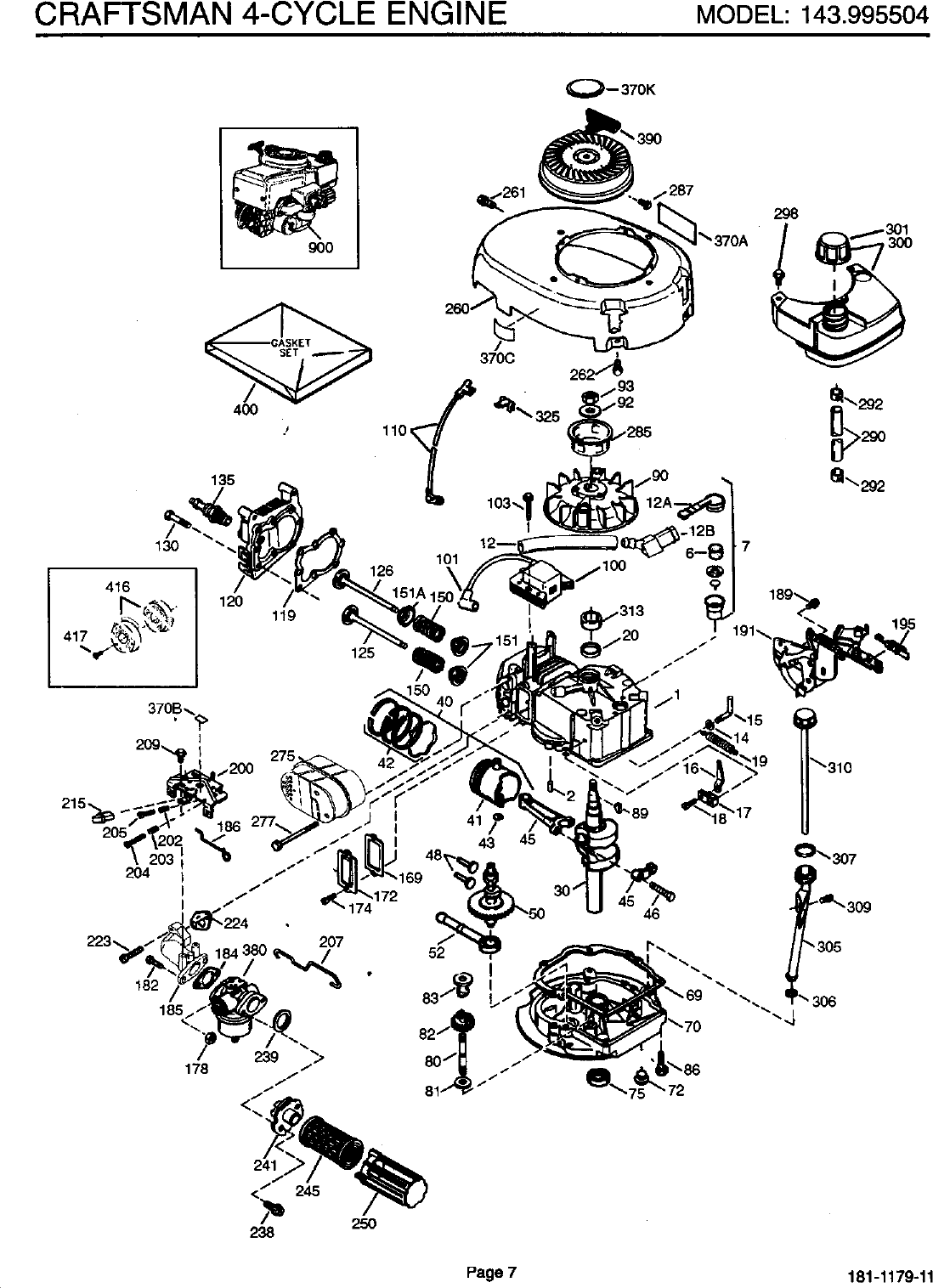 Page 8 of 12 - Craftsman 143995504 User Manual  SEARS SOLID STATE IGINITION ENGINE - Manuals And Guides L9050367