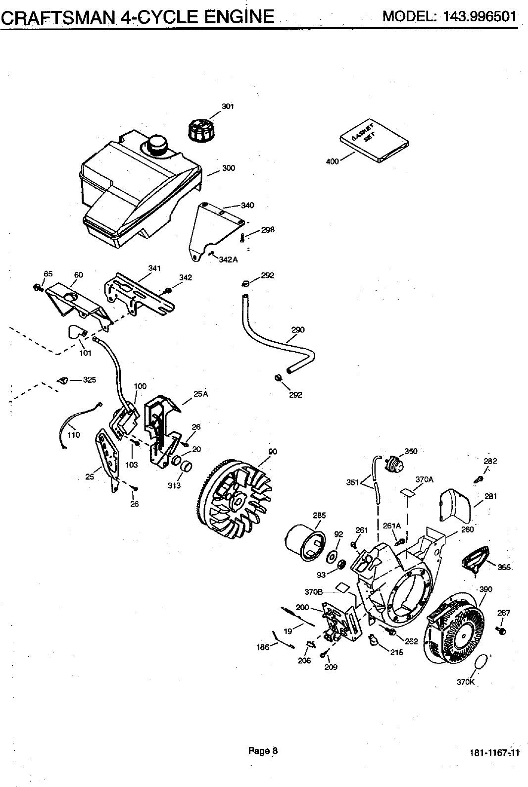 Page 9 of 12 - Craftsman 143996501 User Manual  ENGINE - Manuals And Guides 98120229