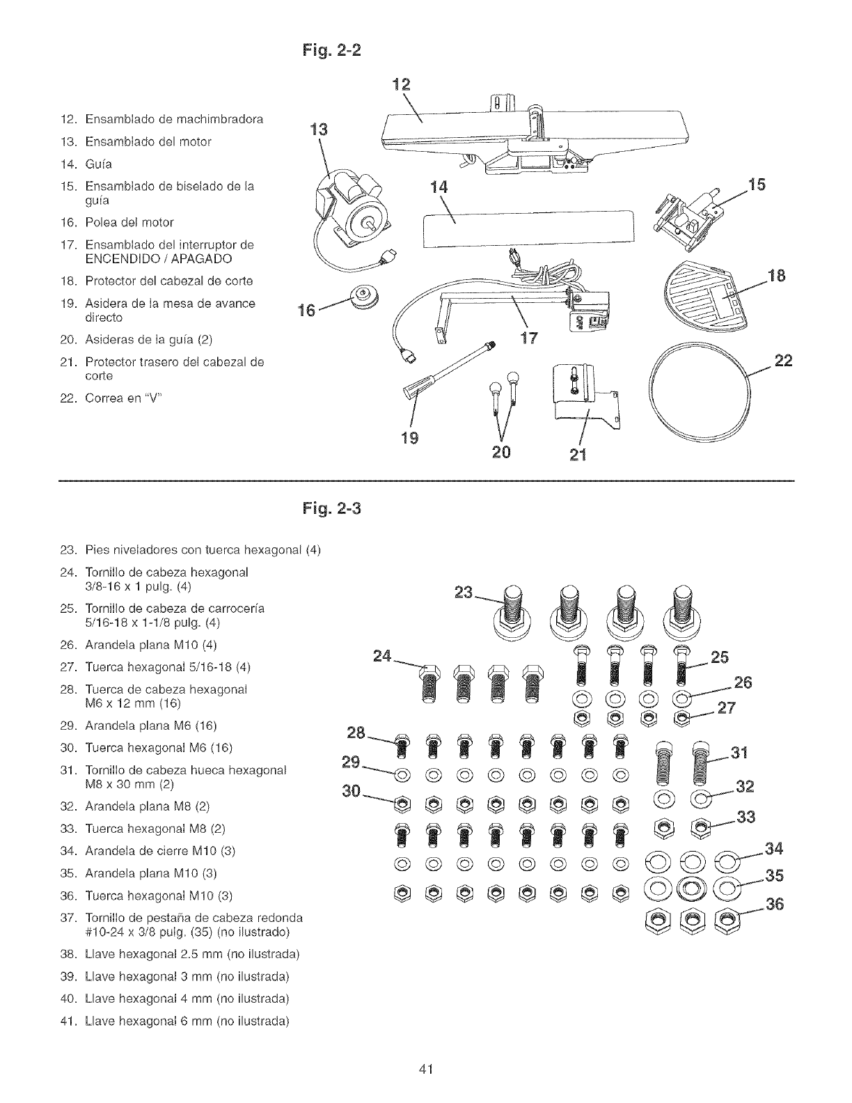 Craftsman 152217050 User Manual JOINTER/PLANER Manuals And Guides L0520630