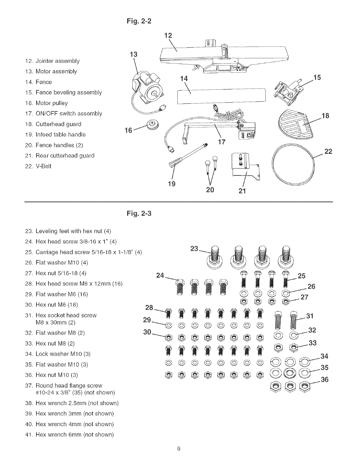 Craftsman 152217050 User Manual JOINTER/PLANER Manuals And Guides L0520630