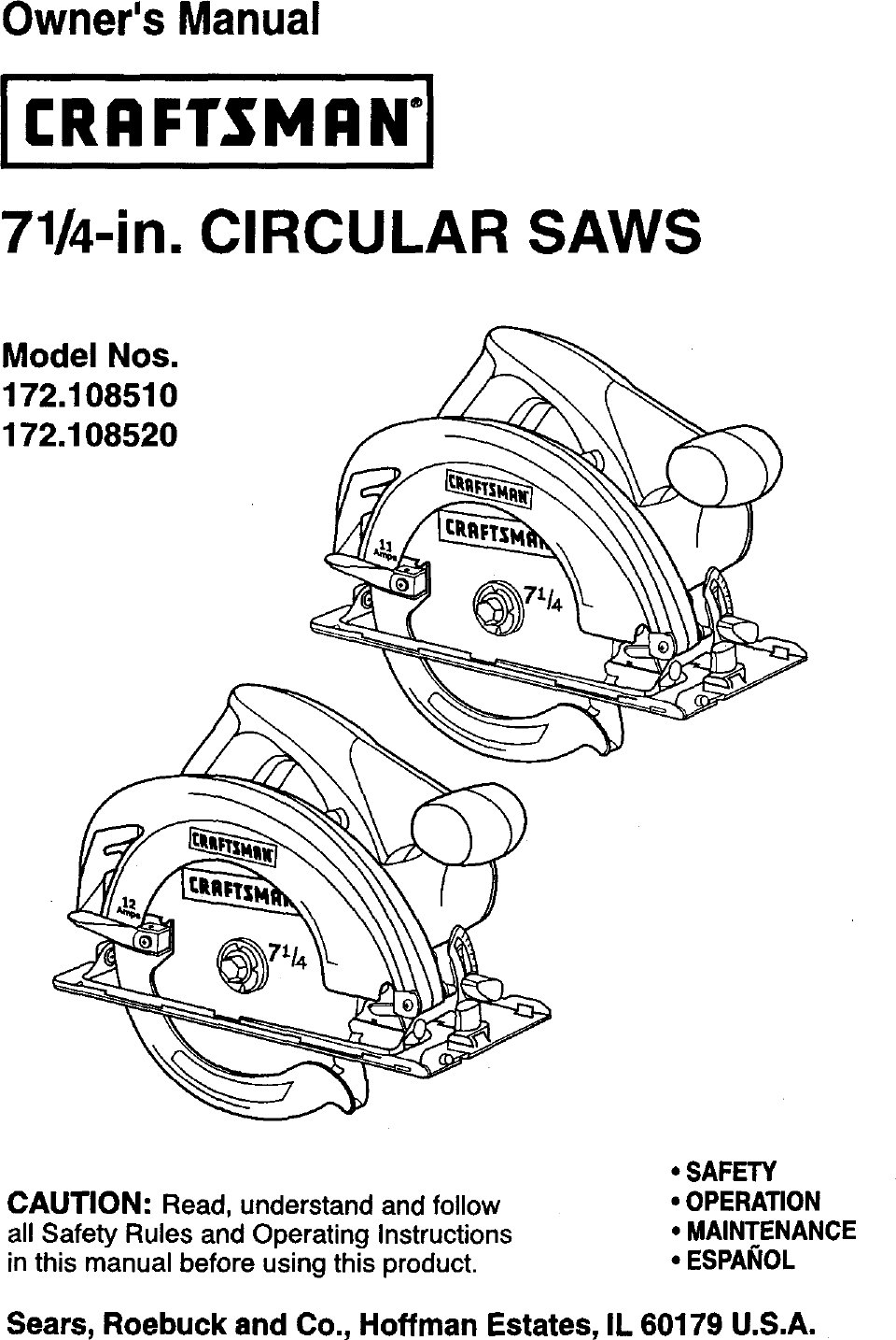 craftsman-172108510-user-manual-circular-saw-manuals-and-guides-l0307275