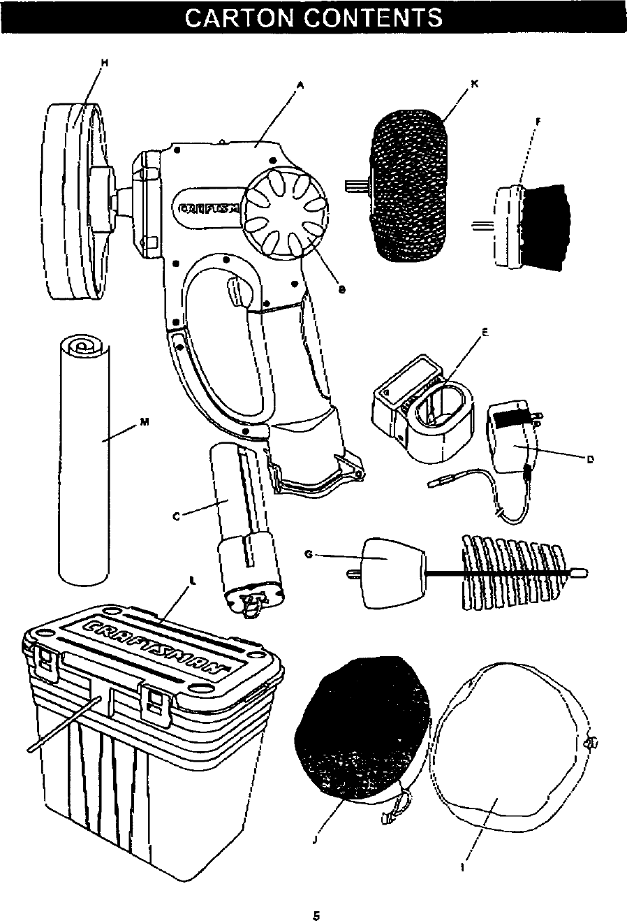 Page 5 of 11 - Craftsman 183112290 User Manual  SCRUBBER - Manuals And Guides L0412355