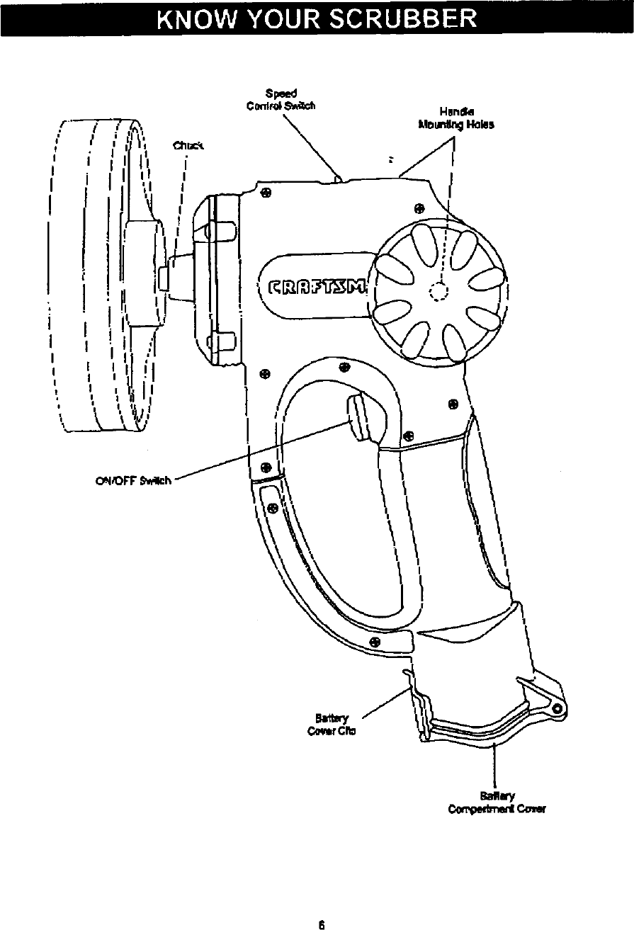 Page 6 of 11 - Craftsman 183112290 User Manual  SCRUBBER - Manuals And Guides L0412355