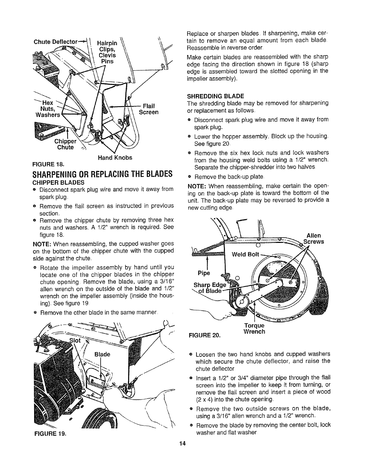 Craftsman 247795890 User Manual CHIPPER SHREDDER Manuals And Guides ...