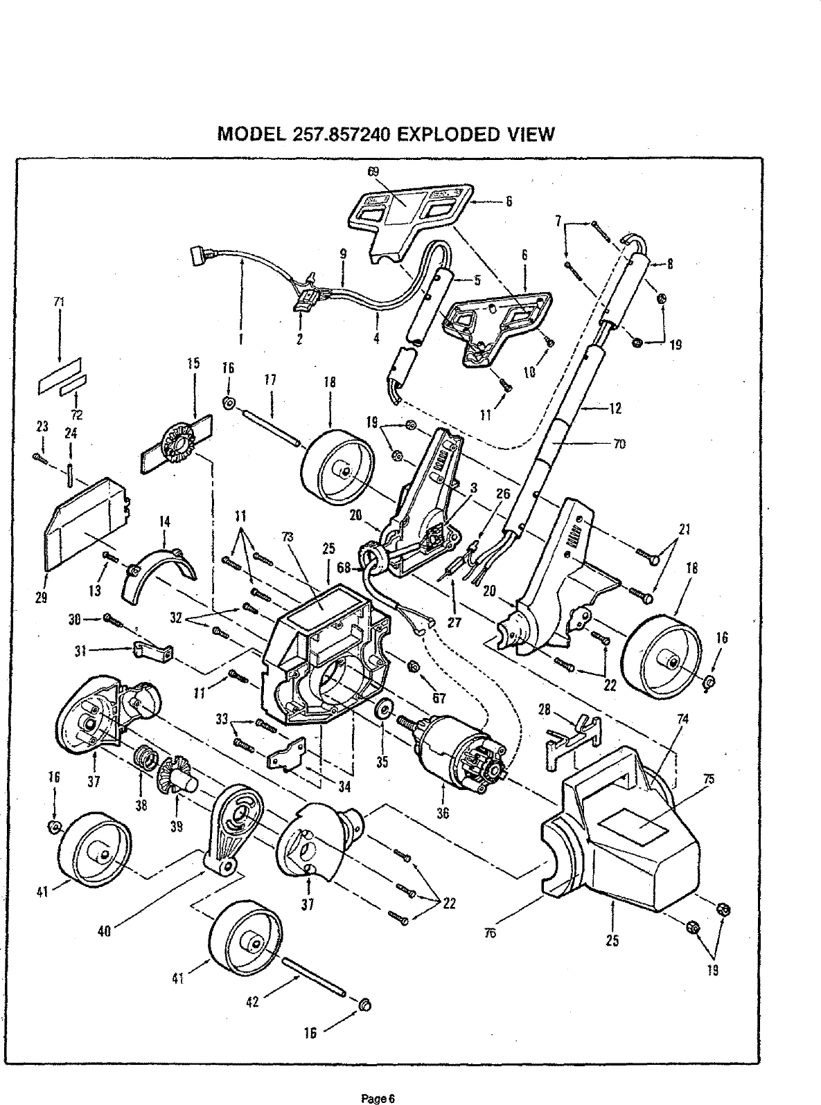 Page 6 of 8 - Craftsman 257857240 User Manual  ELECTRIC EDGER - Manuals And Guides L0707008