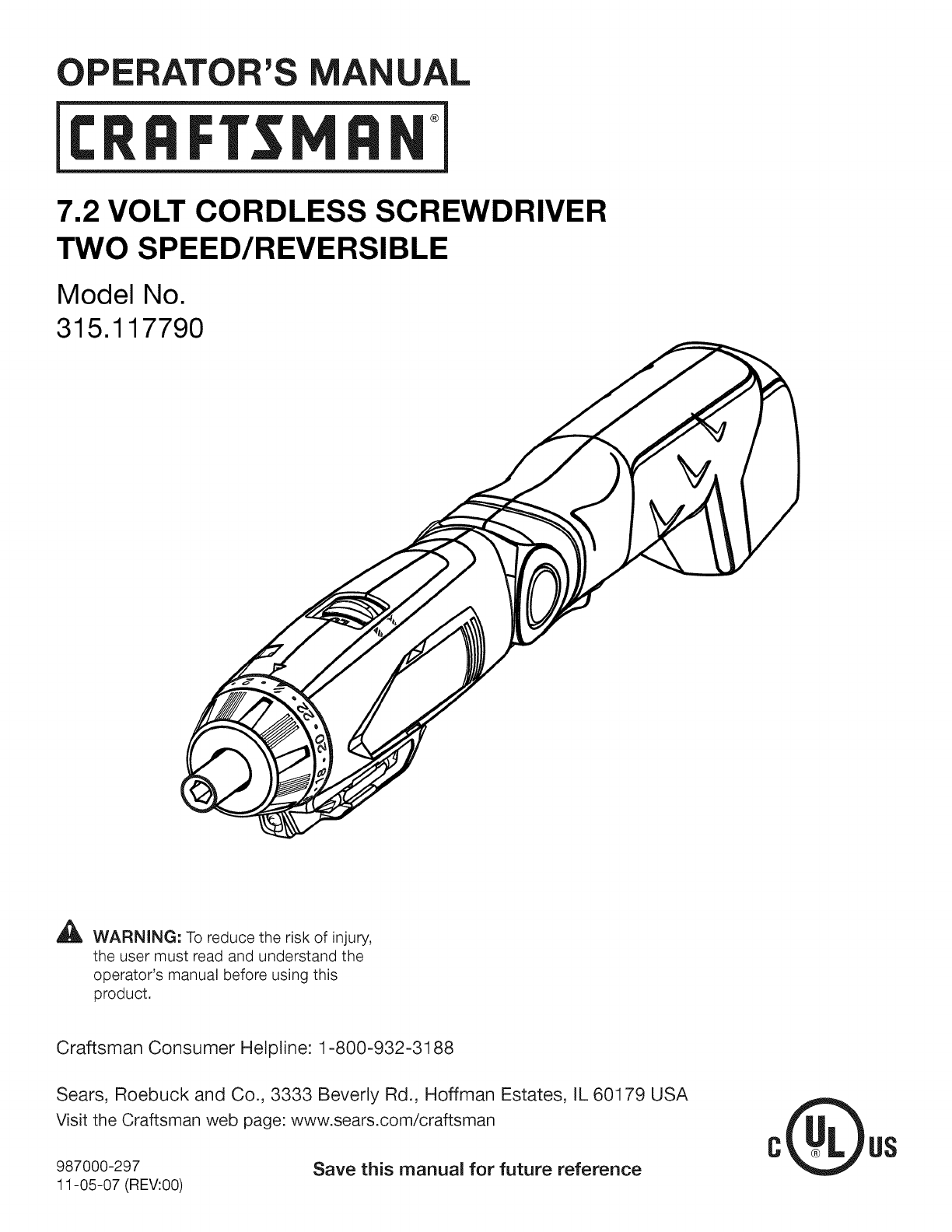 Craftsman 315.117790 discount