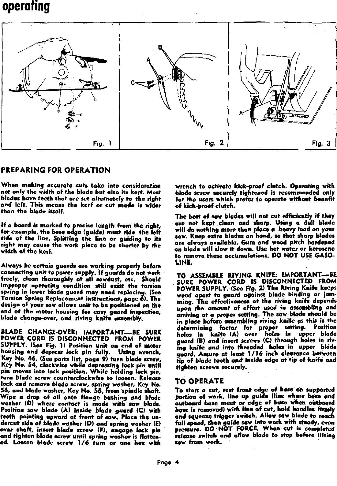 Page 4 of 7 - Craftsman 31511870 User Manual  CIRCULAR SAW - Manuals And Guides L0408209