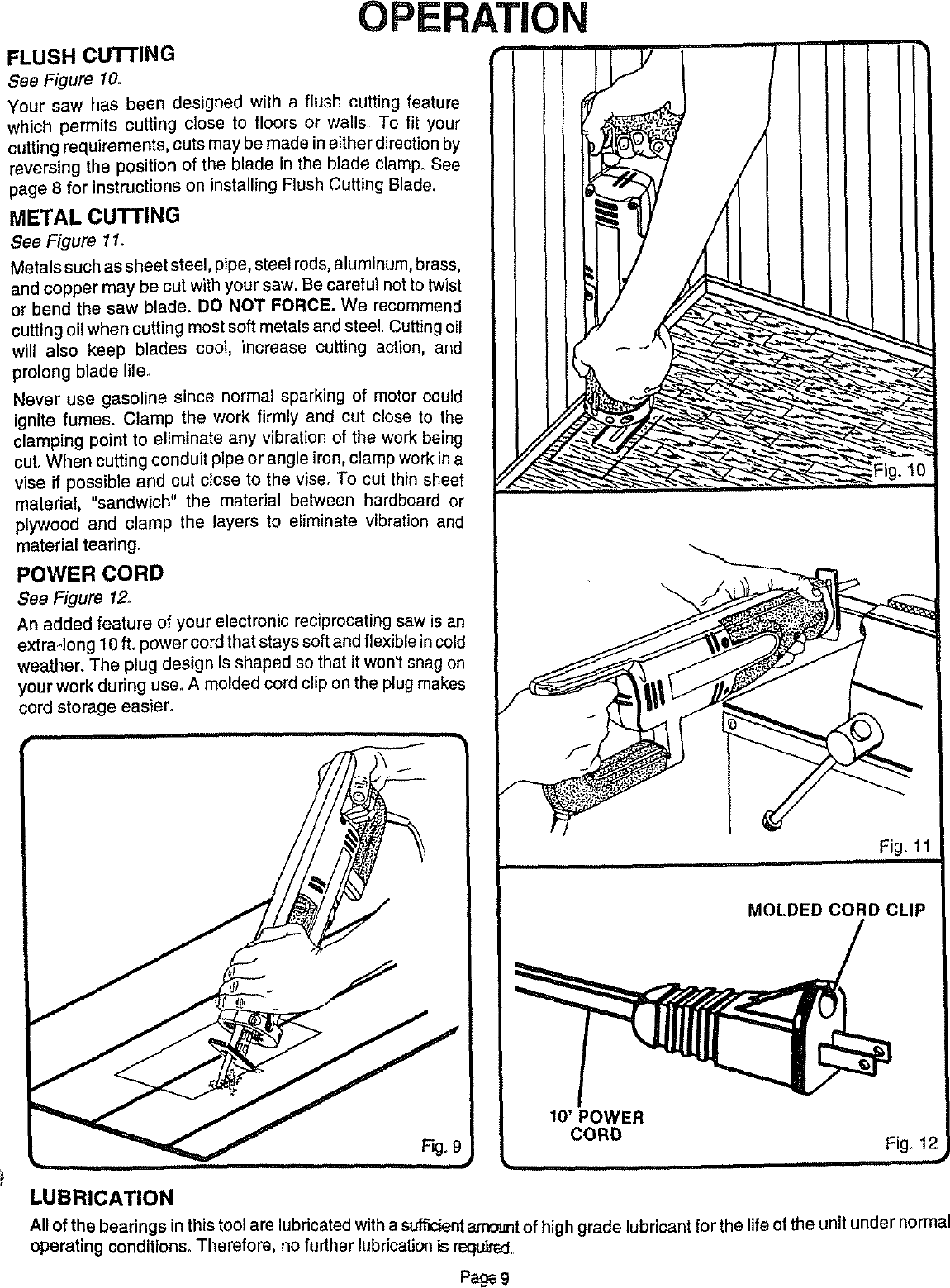 Craftsman 315171020 User Manual RECIPROCATING SAW Manuals And Guides