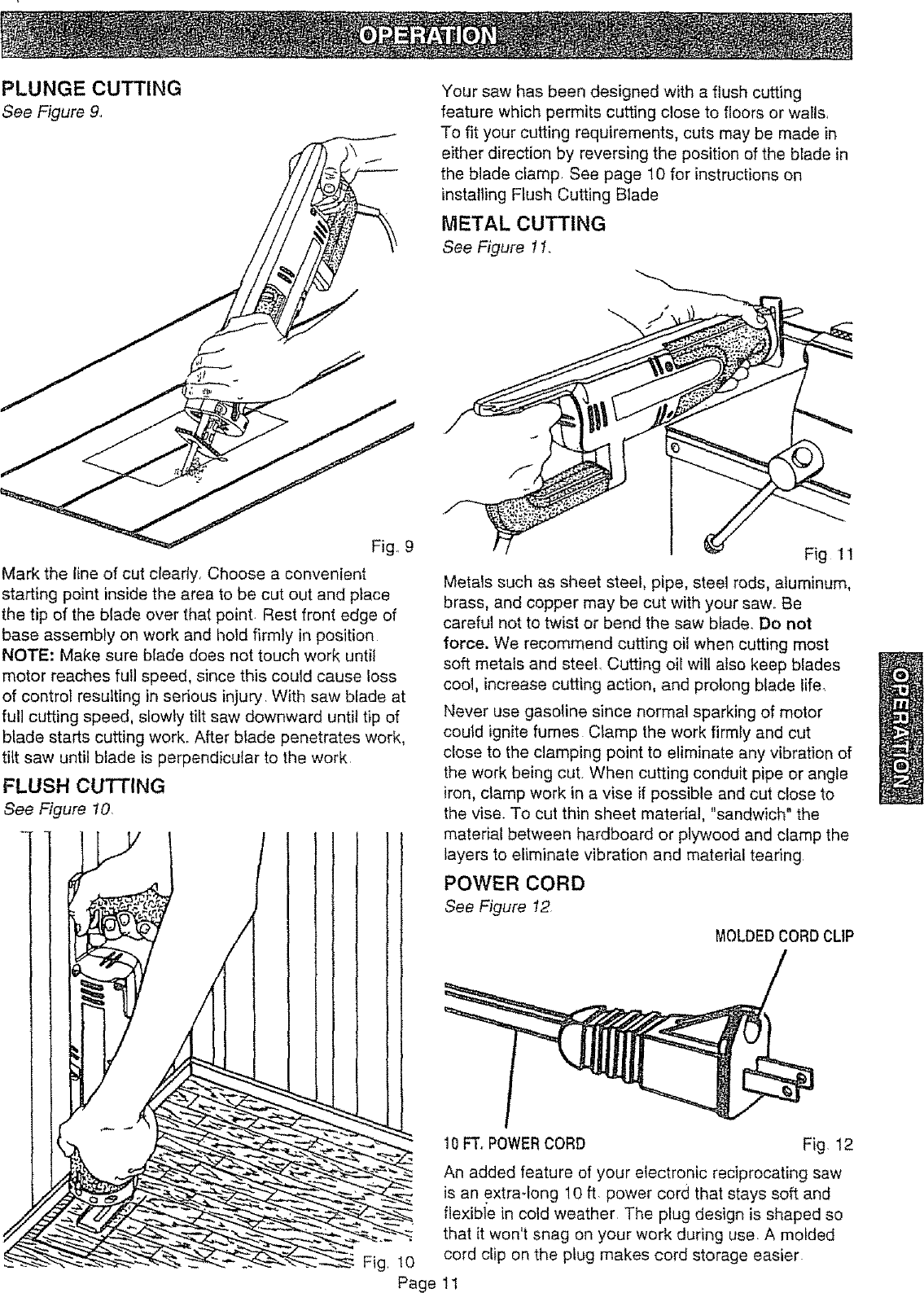Craftsman 315171070 User Manual RECIPROCATING SAW Manuals And Guides