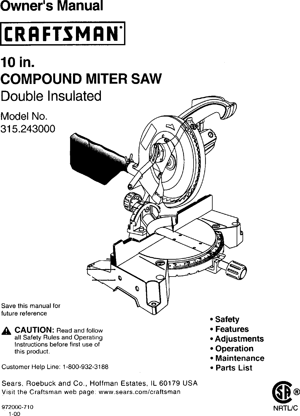 Ridgid 10 Miter Saw Manual