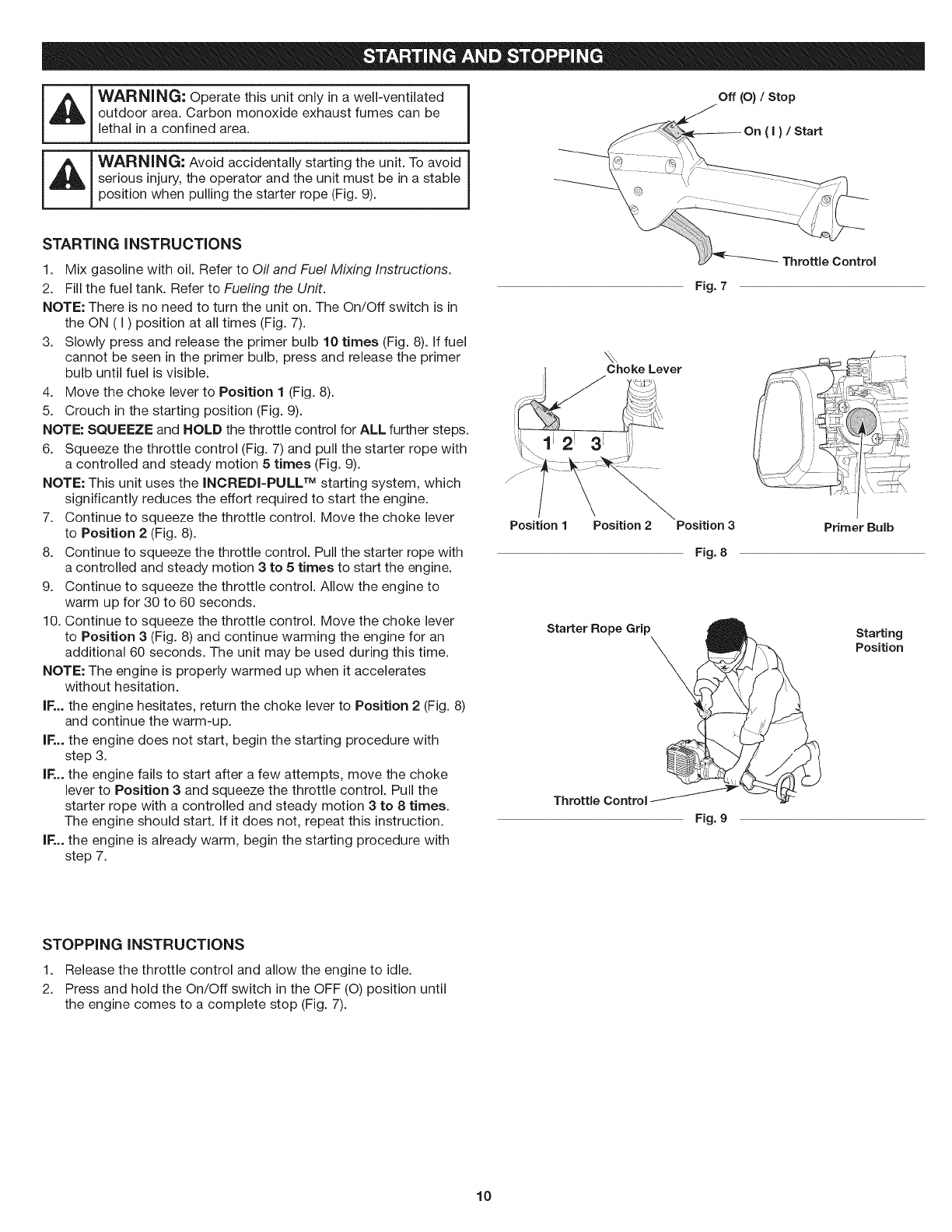 Craftsman 316711022 User Manual TRIMMER Manuals And Guides 1501124L