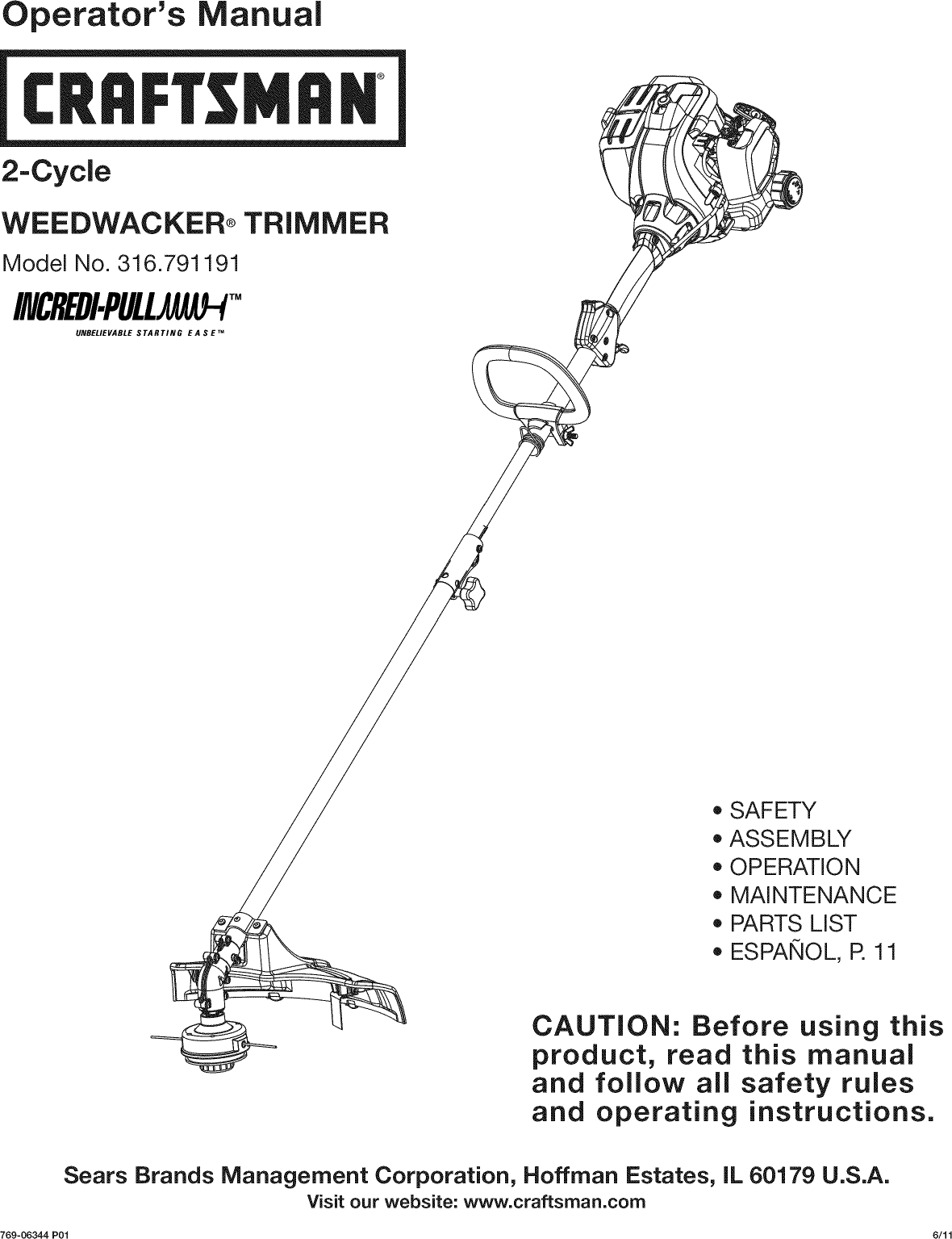 Craftsman L User Manual Gas Trimmer Manuals And Guides