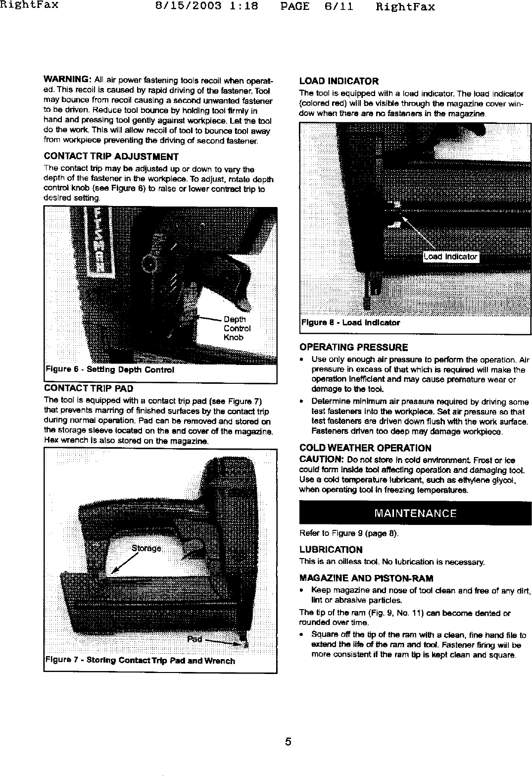 Page 5 of 10 - Craftsman 351181720 User Manual  NAILER - Manuals And Guides L0308386